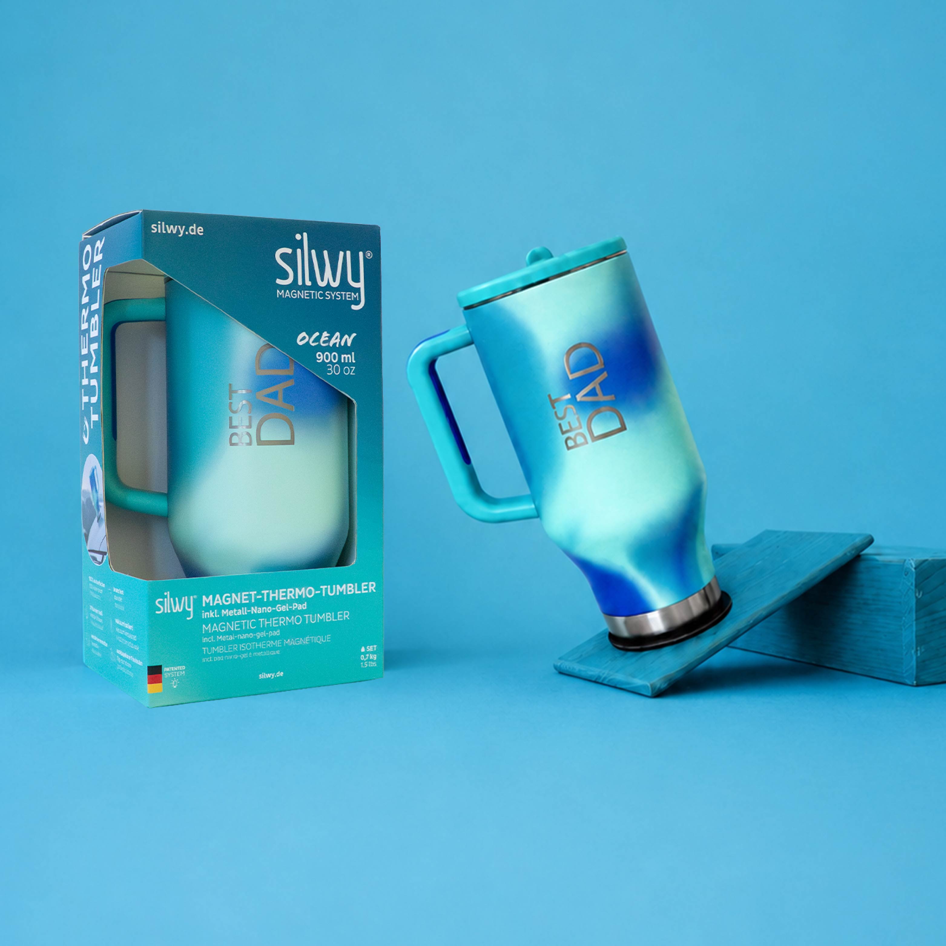 Gobelet Thermo-Magnétique OCEAN « MEILLEUR PAPA »
