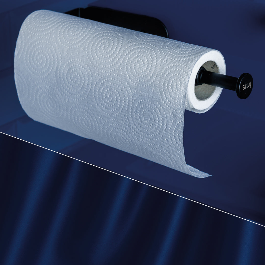 Magnet-Küchenrollenhalter inkl. Metall-Leiste