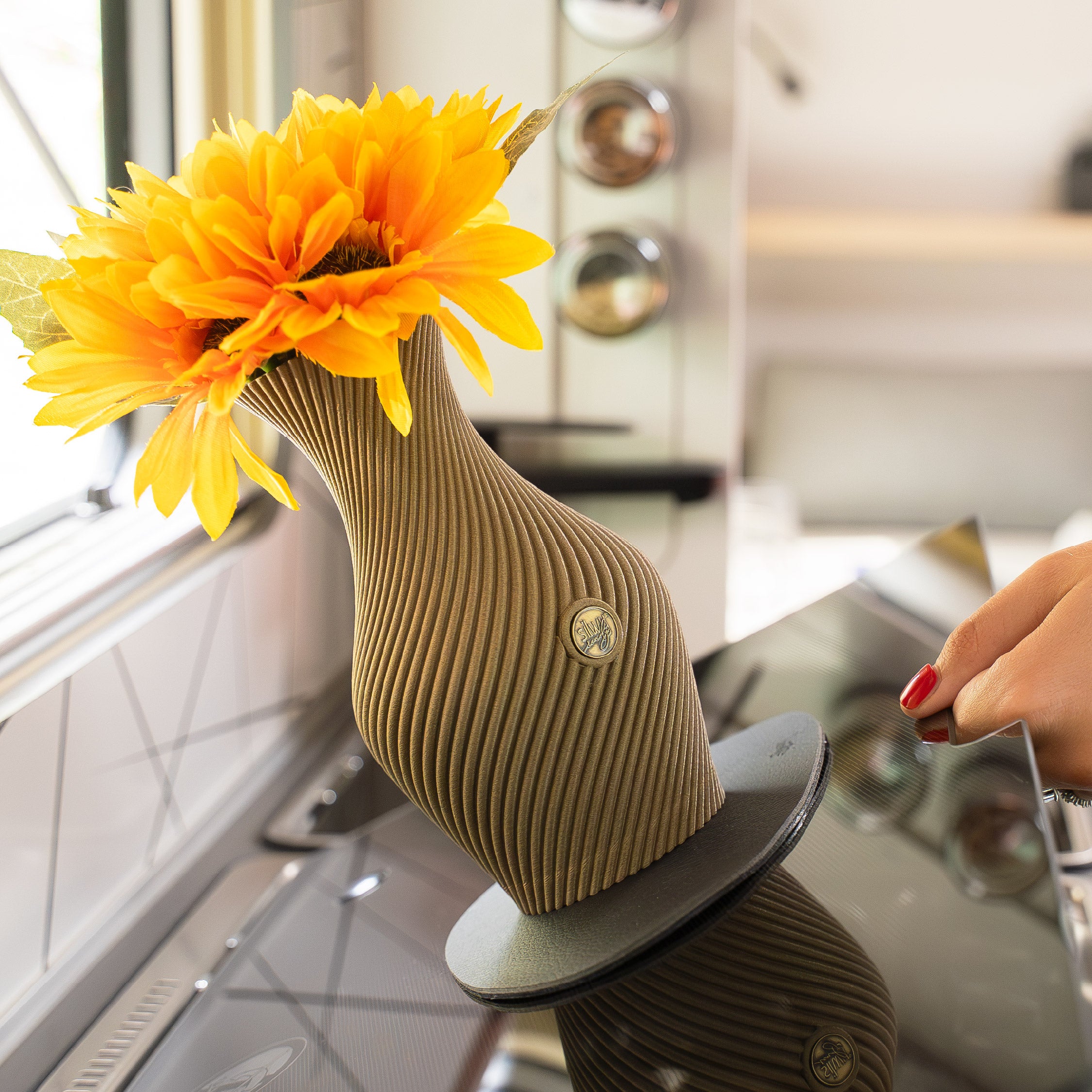 Magnet-Vase FLOW DESERT SAND
