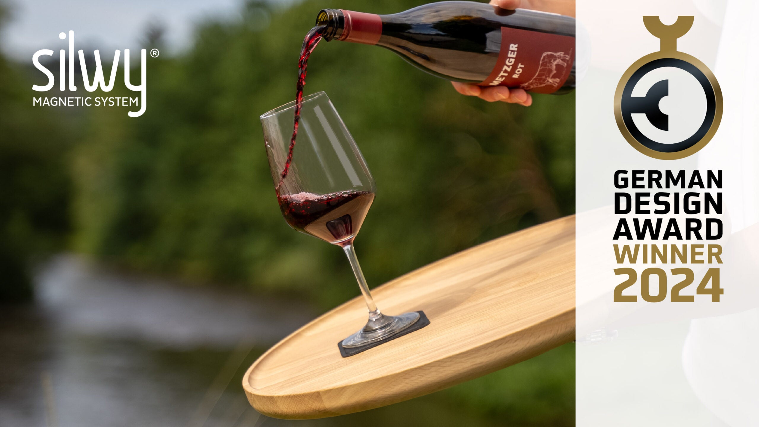 Kristallglas Wein Bordeaux gewinnt den German Design Award 2024