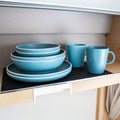 Magnet-Kunststoff-Geschirrset blue Oberschrank