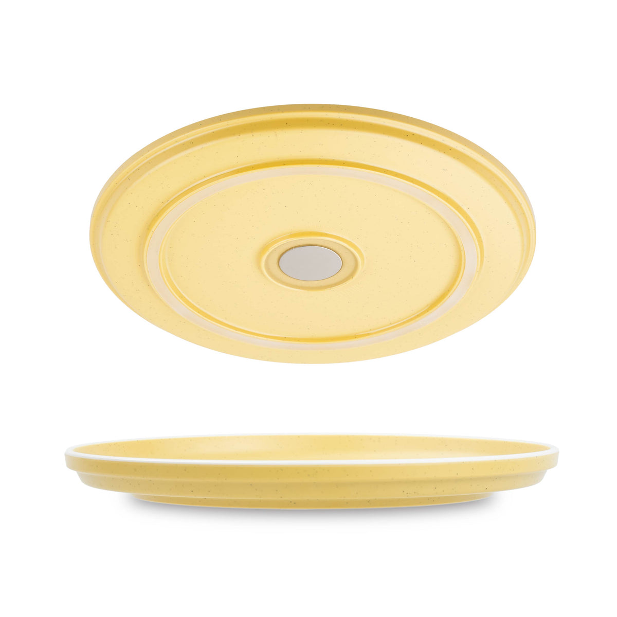 Kunststoff-Teller Yellow Freistellerbild