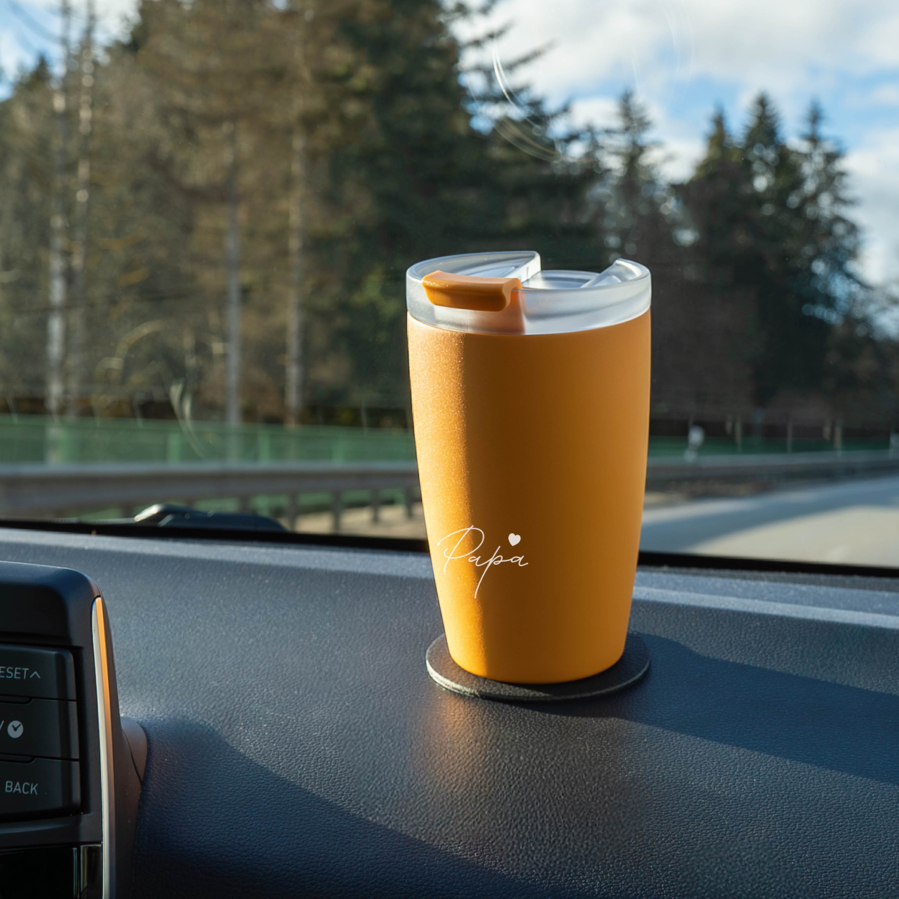 Magnetic thermal mug SUNRISE "PAPA"