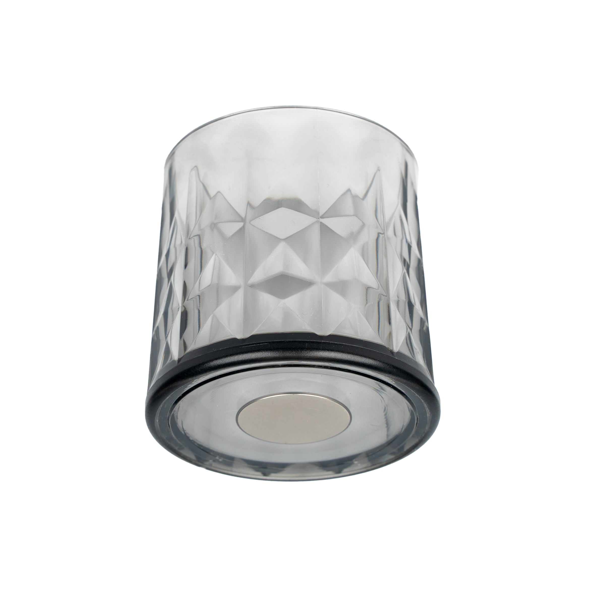 Magnetic plastic glass TUMBLER GREY without pad