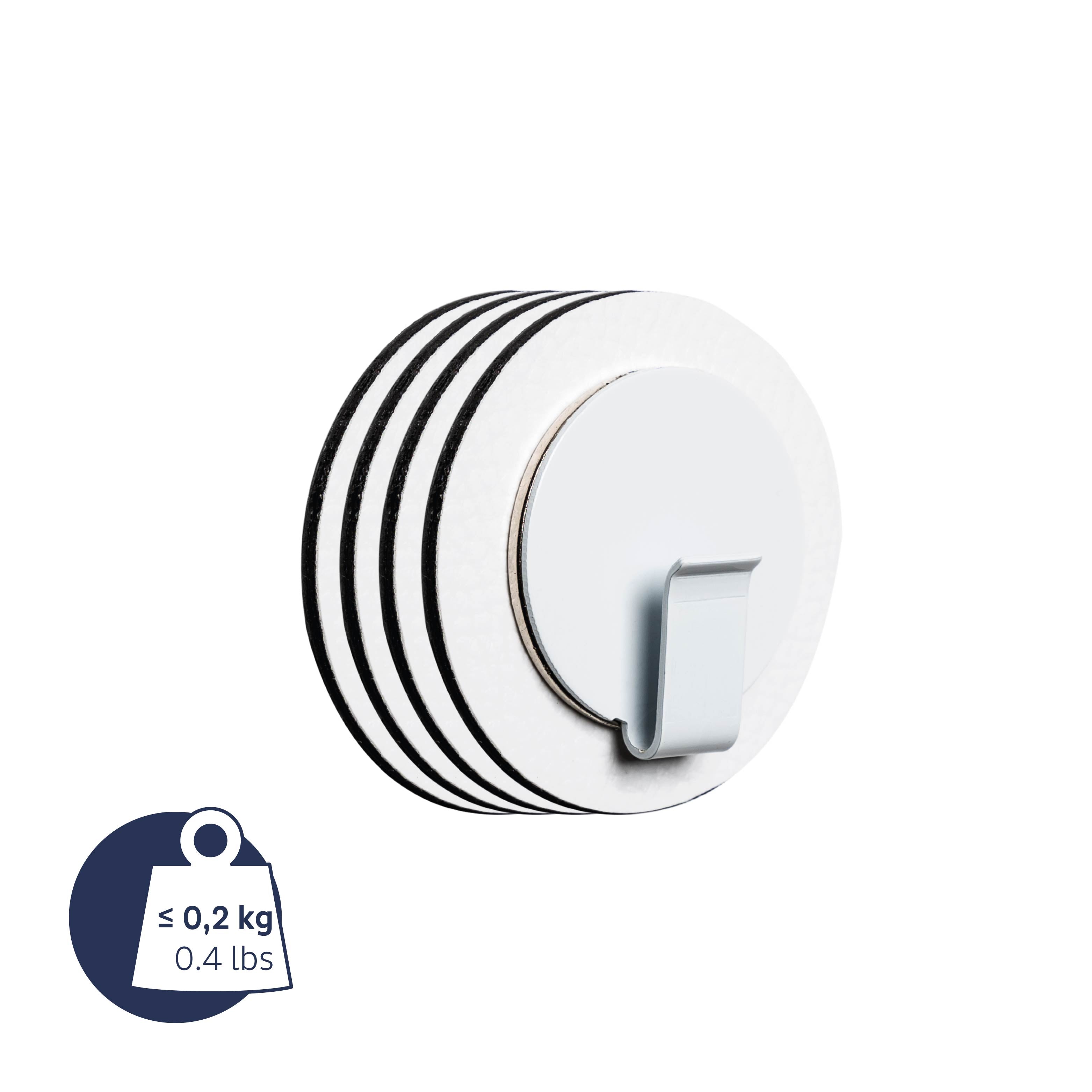Magnetic hook CLEVER Bundle WHITE