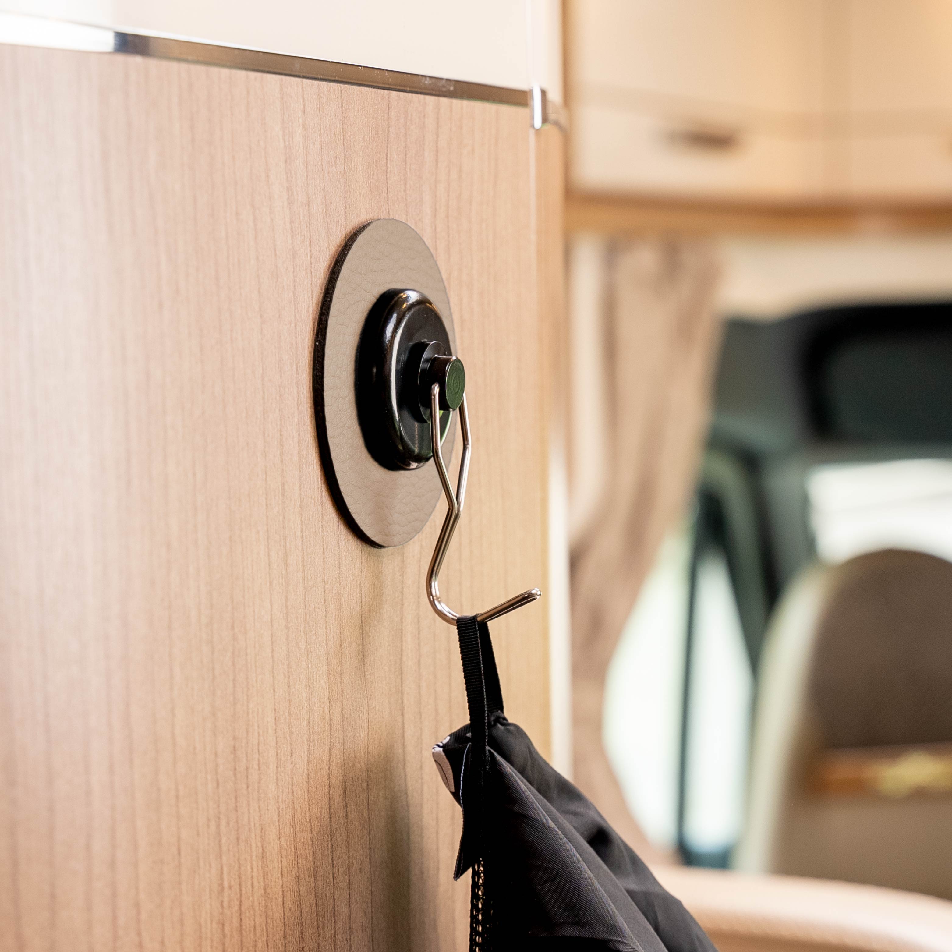 Crochet magnétique THE ONE avec tampon BEIGE