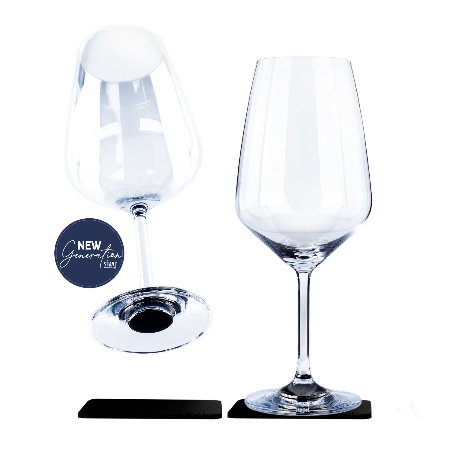 Verres en cristal magnétique VIN
