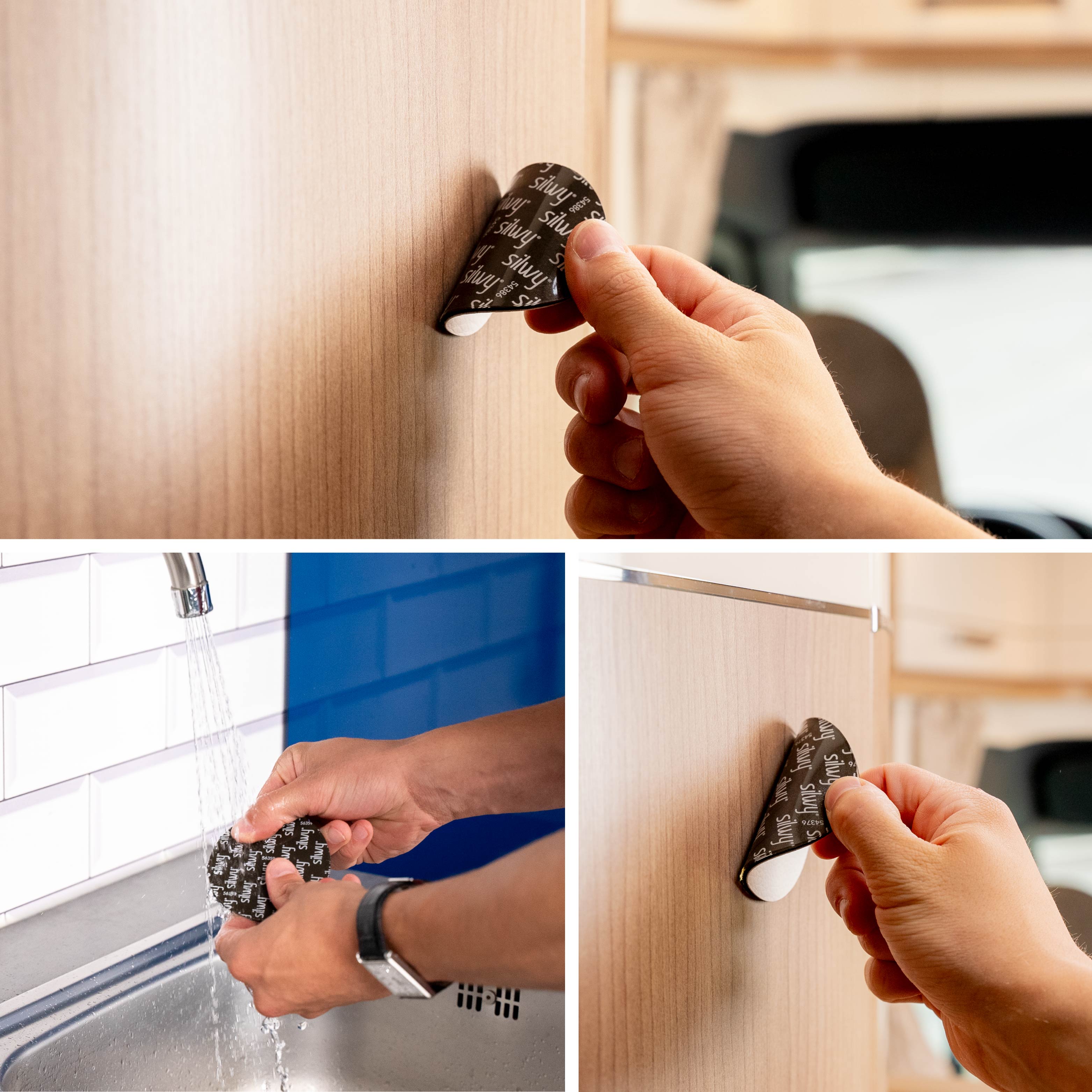 The metal nano-gel pad can be removed at any time without leaving any residue and cleaned with clear water.