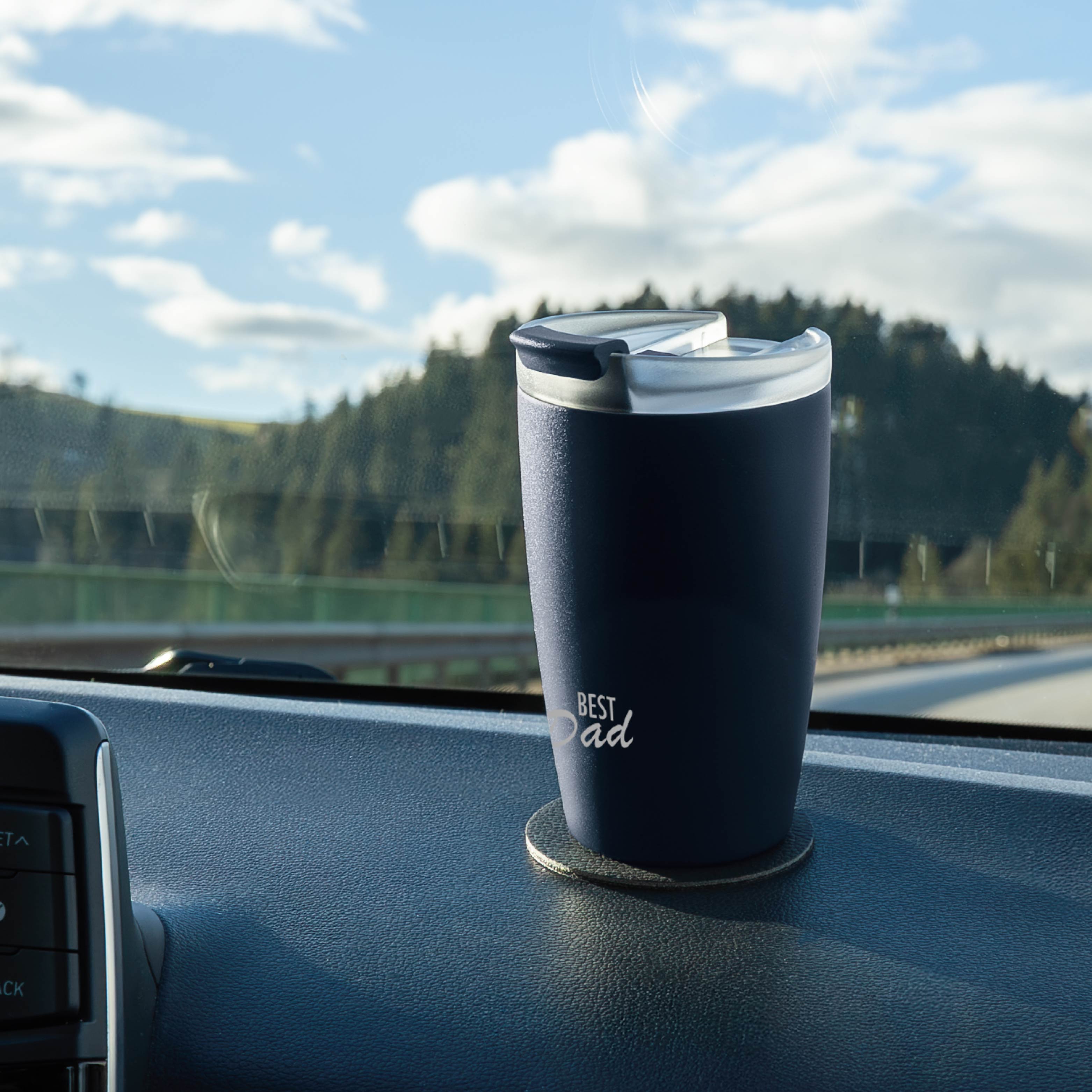 Thermocup MIDNIGHT with Engraving BEST DAD