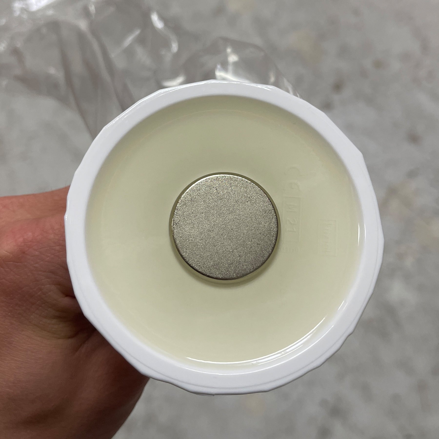 Second choice with yellowish potting