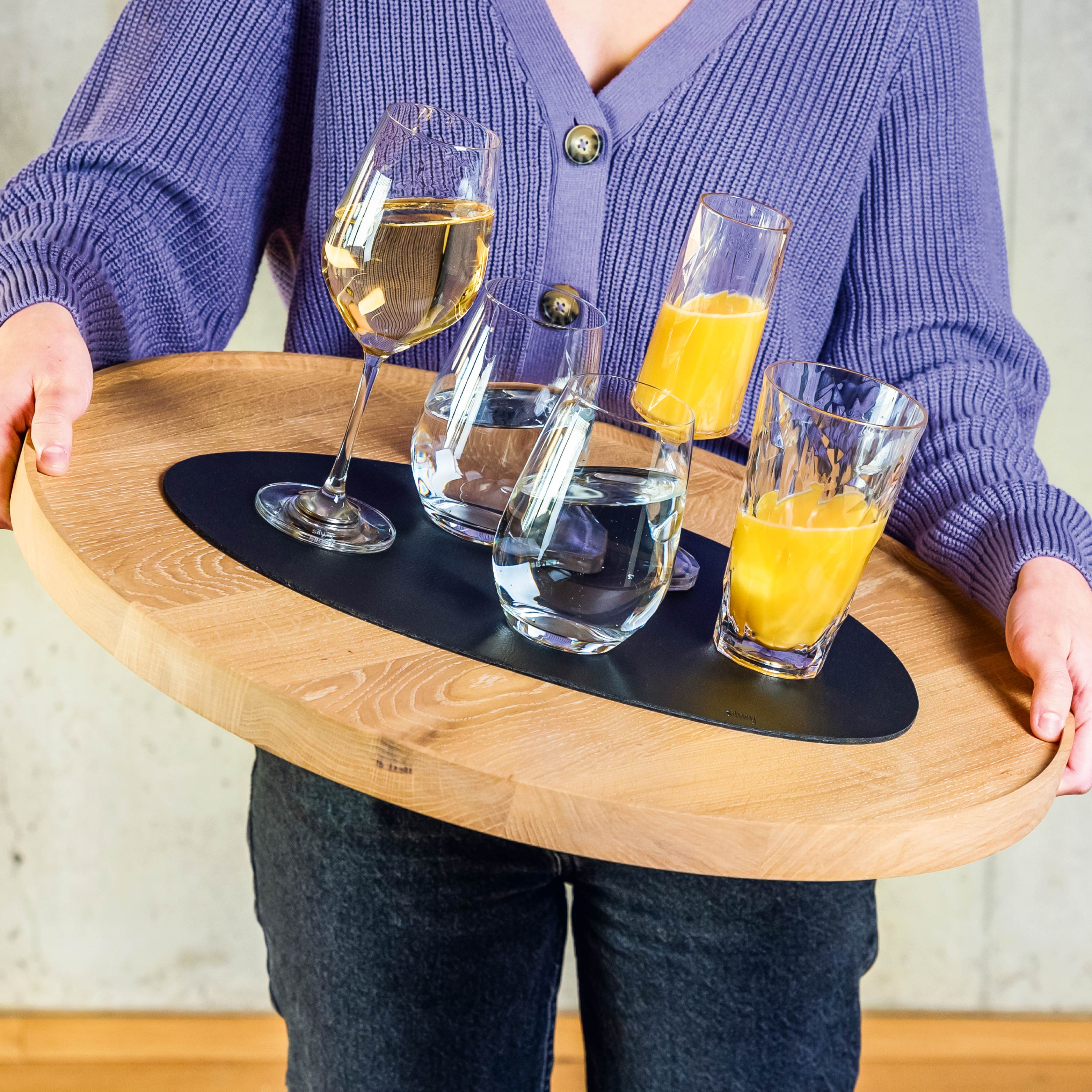 Plateau avec set de table