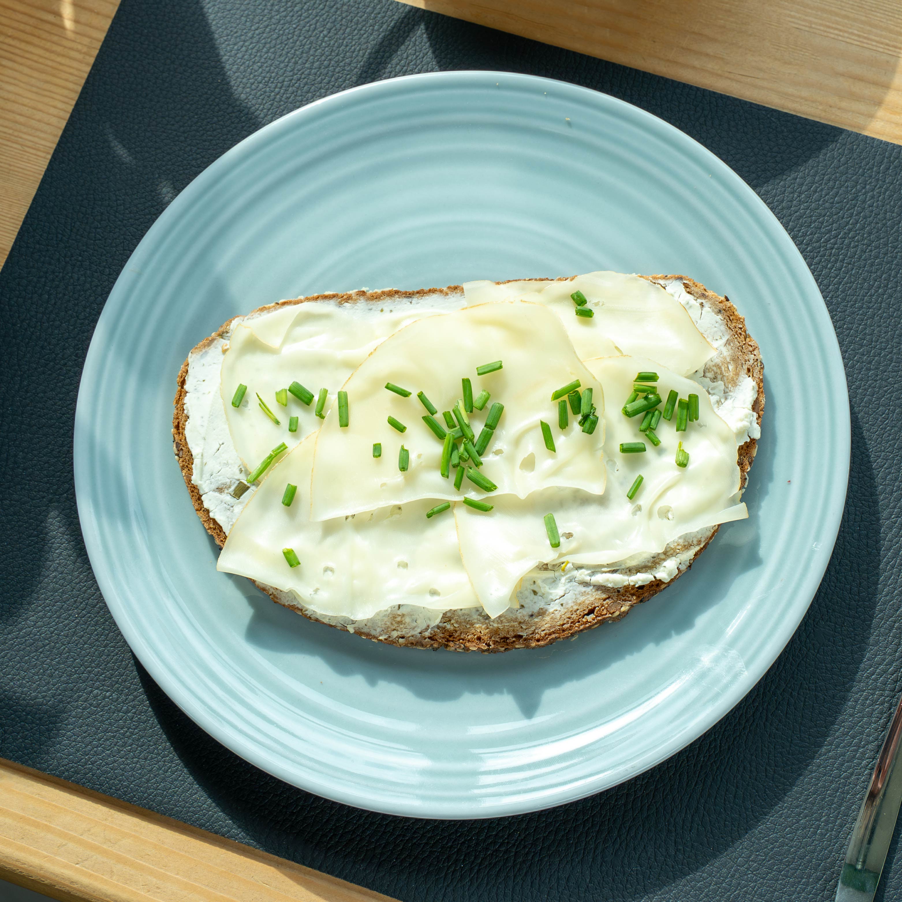 Assiette magnétique en porcelaine-23cm cyan topshot