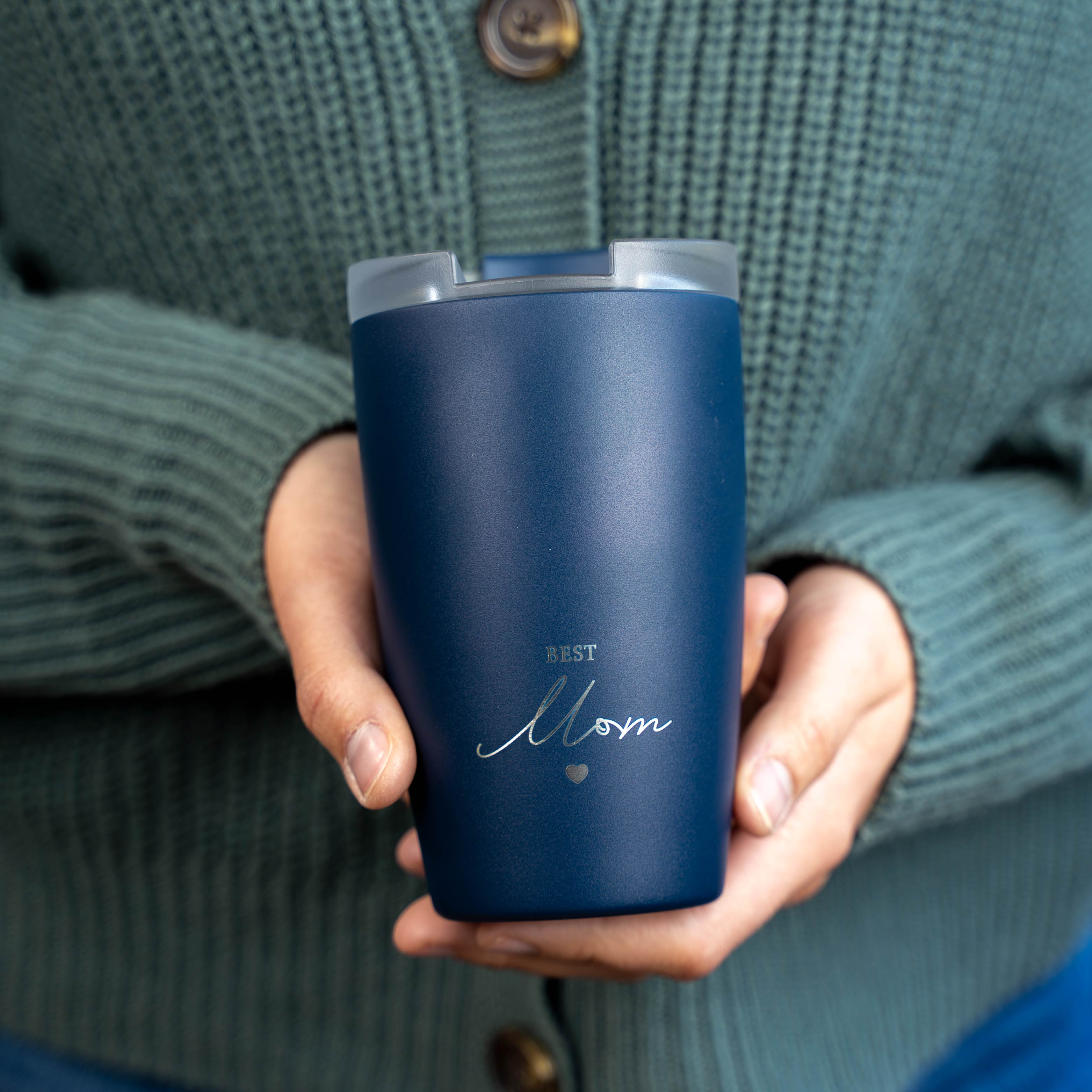 Tazza termica BEST MOM nel colore MIDNIGHT