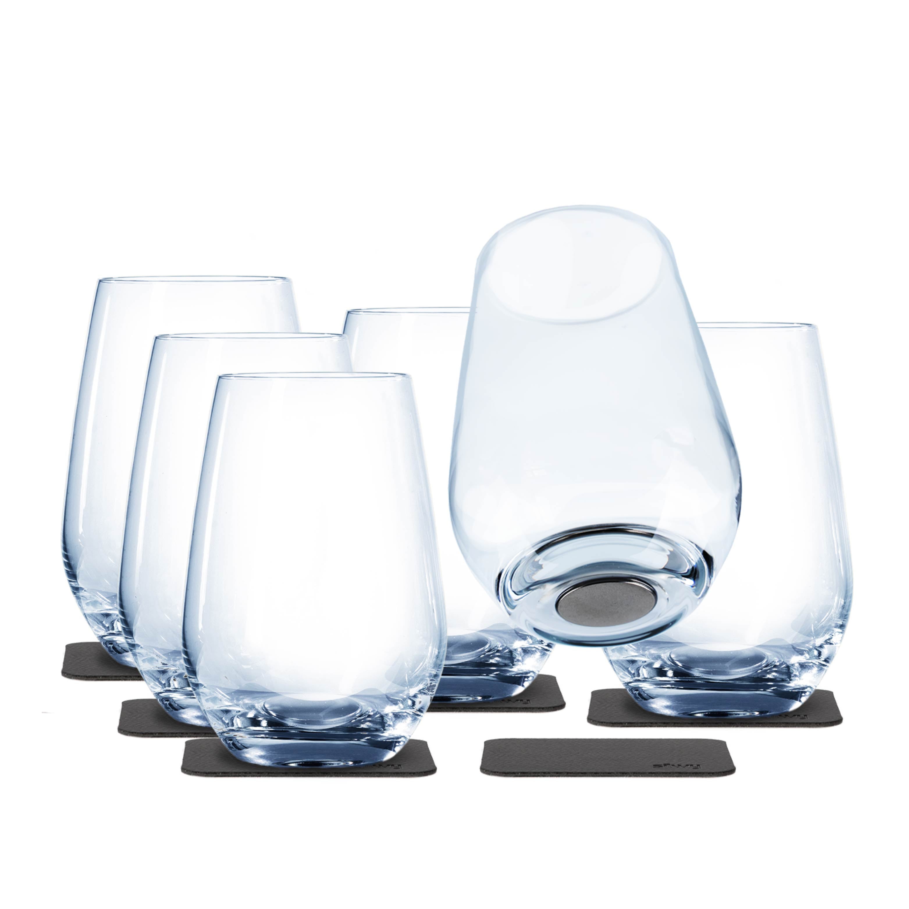 Verres en cristal magnétique LONGDRINK