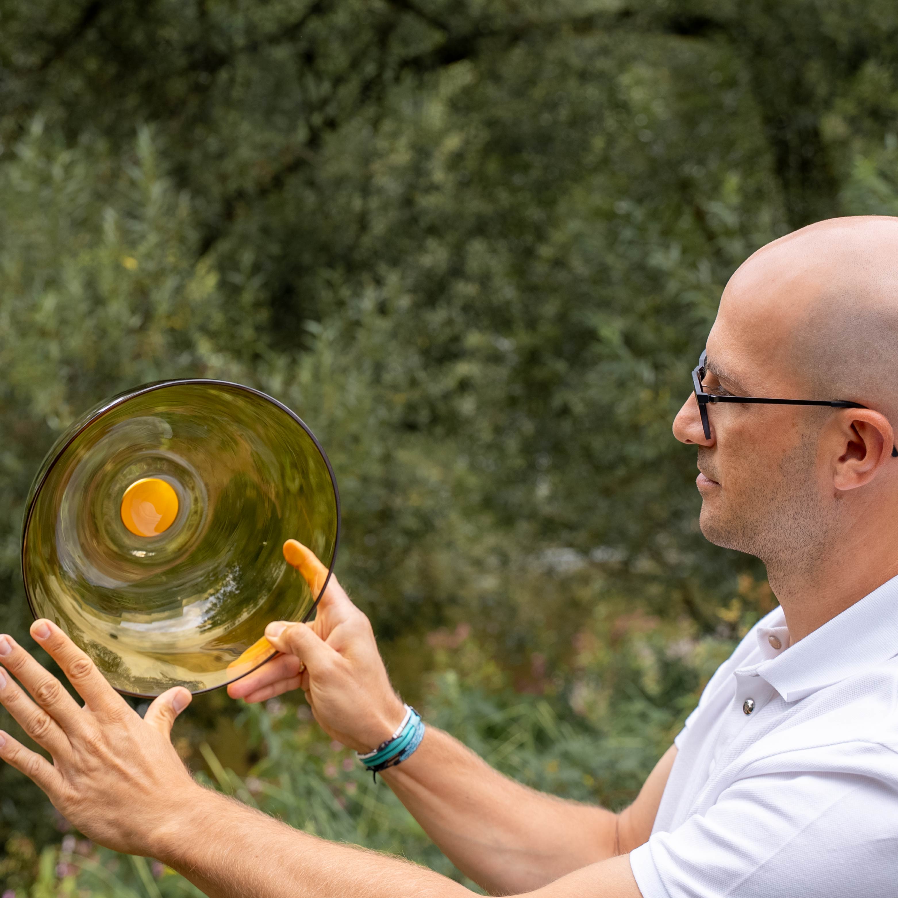 Deuxième choix : bol en verre magnétique BERNSTEIN ⌀ 26 cm