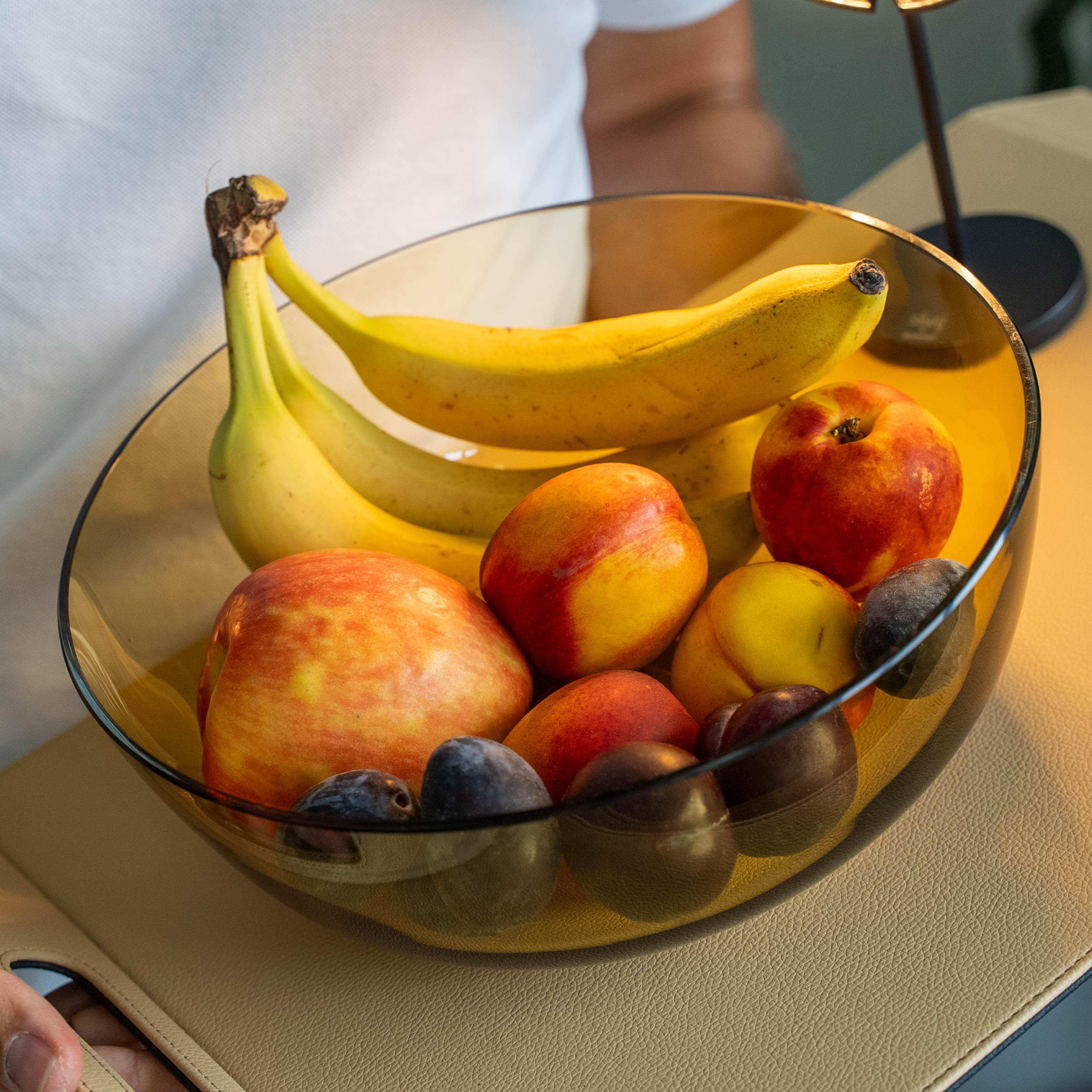 Deuxième choix : bol en verre magnétique BERNSTEIN ⌀ 26 cm