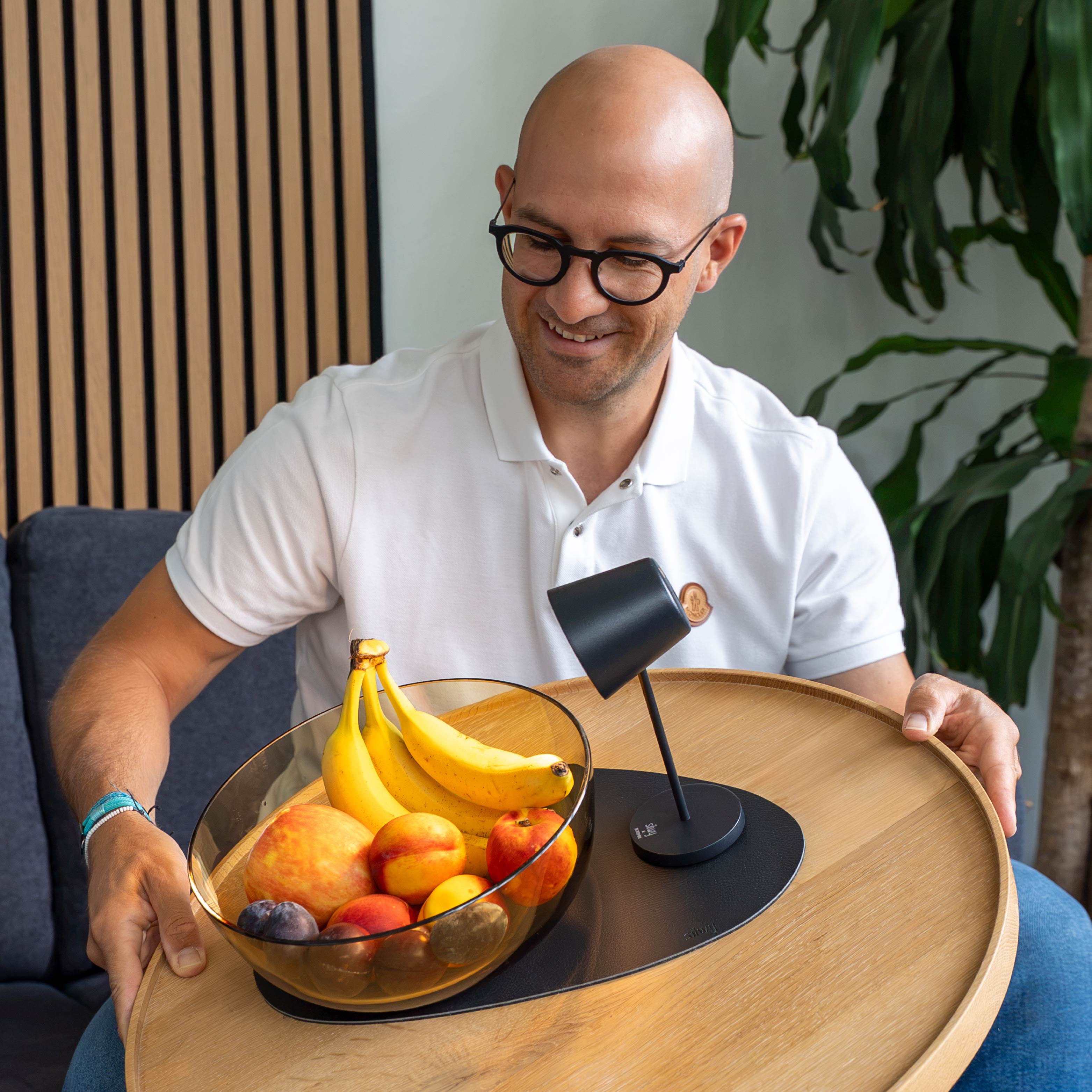 Deuxième choix : bol en verre magnétique BERNSTEIN ⌀ 26 cm