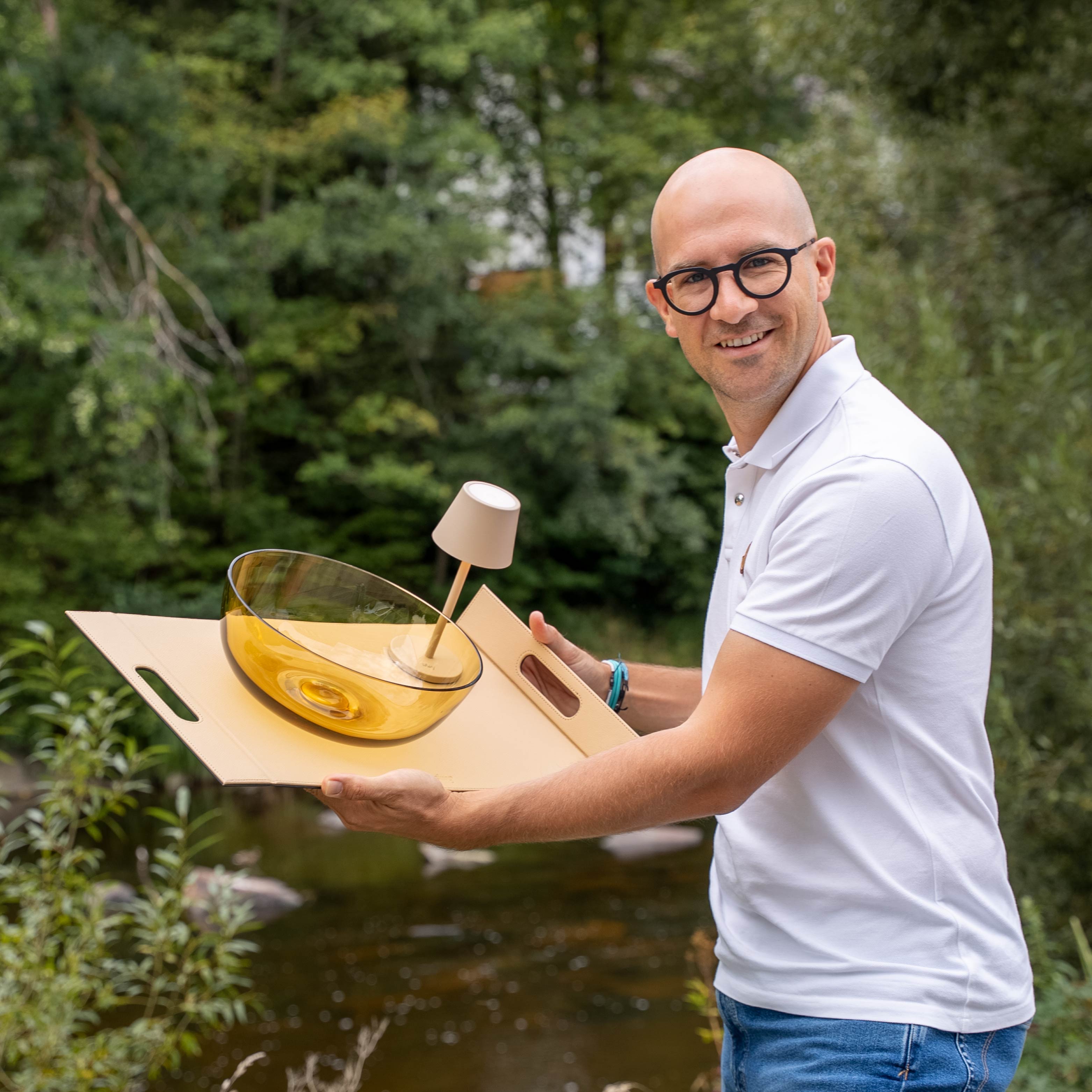 Deuxième choix : bol en verre magnétique BERNSTEIN ⌀ 26 cm