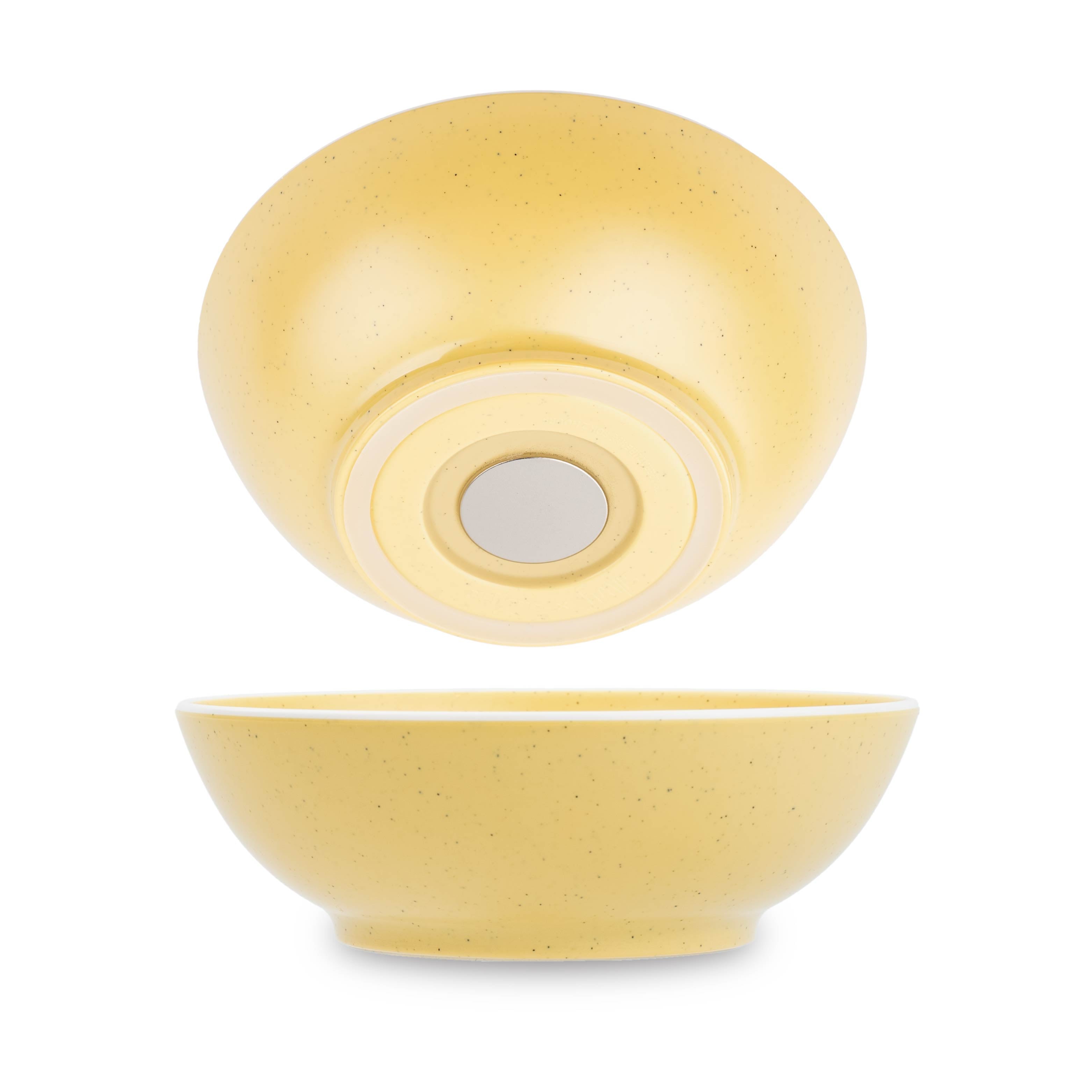 Magnet-Kunststoffbowls DOLOMIT YELLOW ⌀ 16 cm