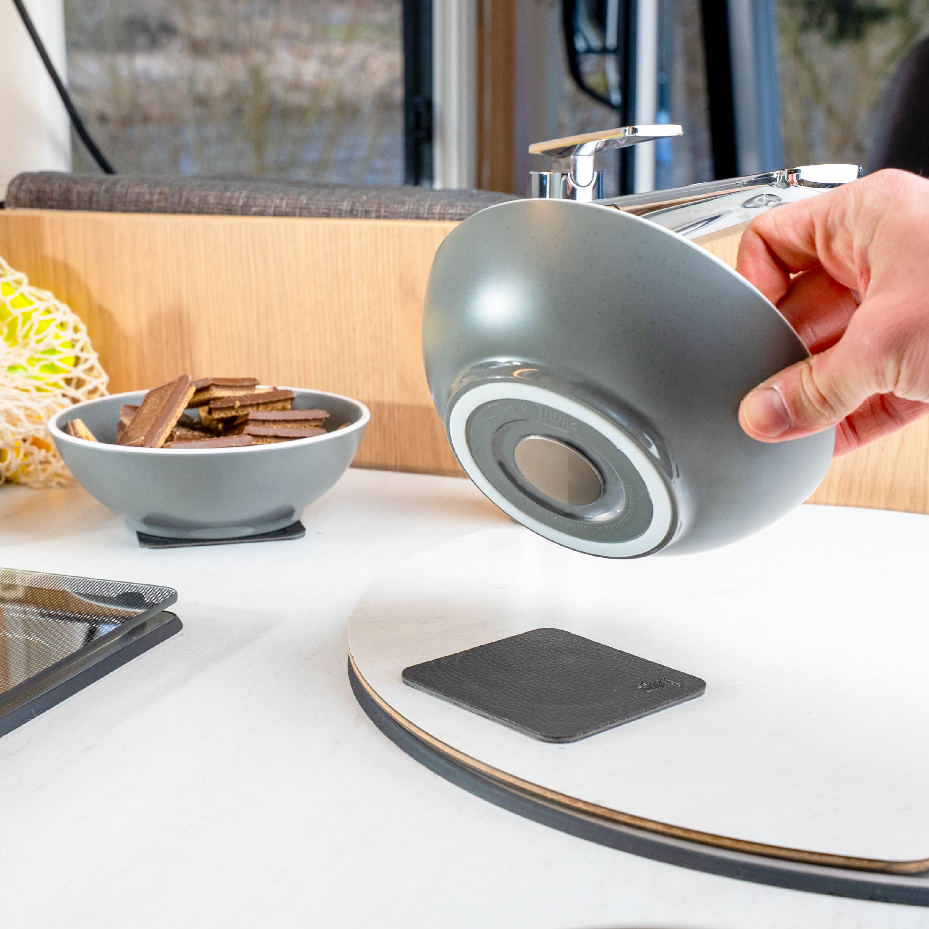 Magnet-Kunststoffbowls DOLOMIT GREY ⌀ 16 cm