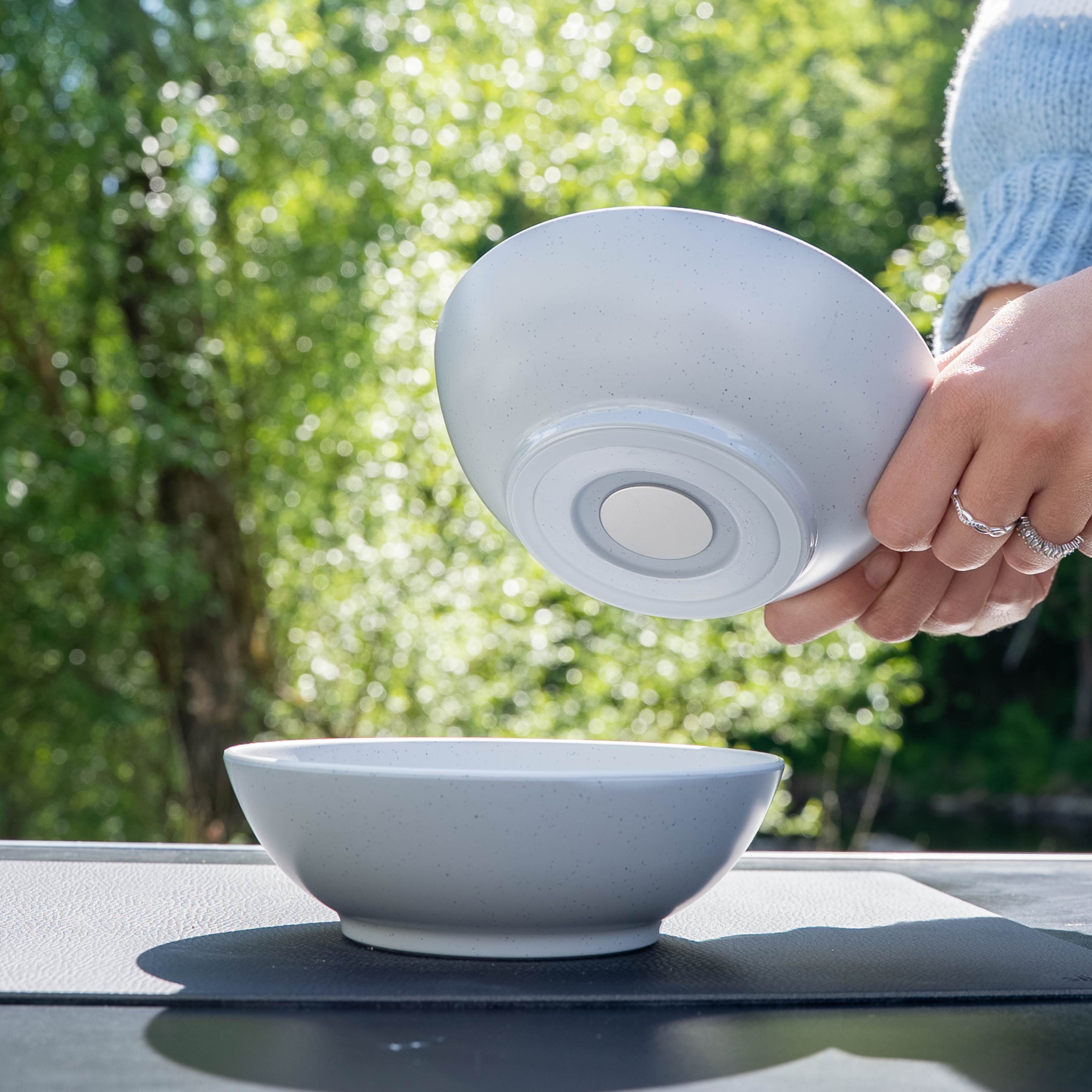 Magnet-Kunststoffbowls DOLOMIT WHITE ⌀ 16 cm