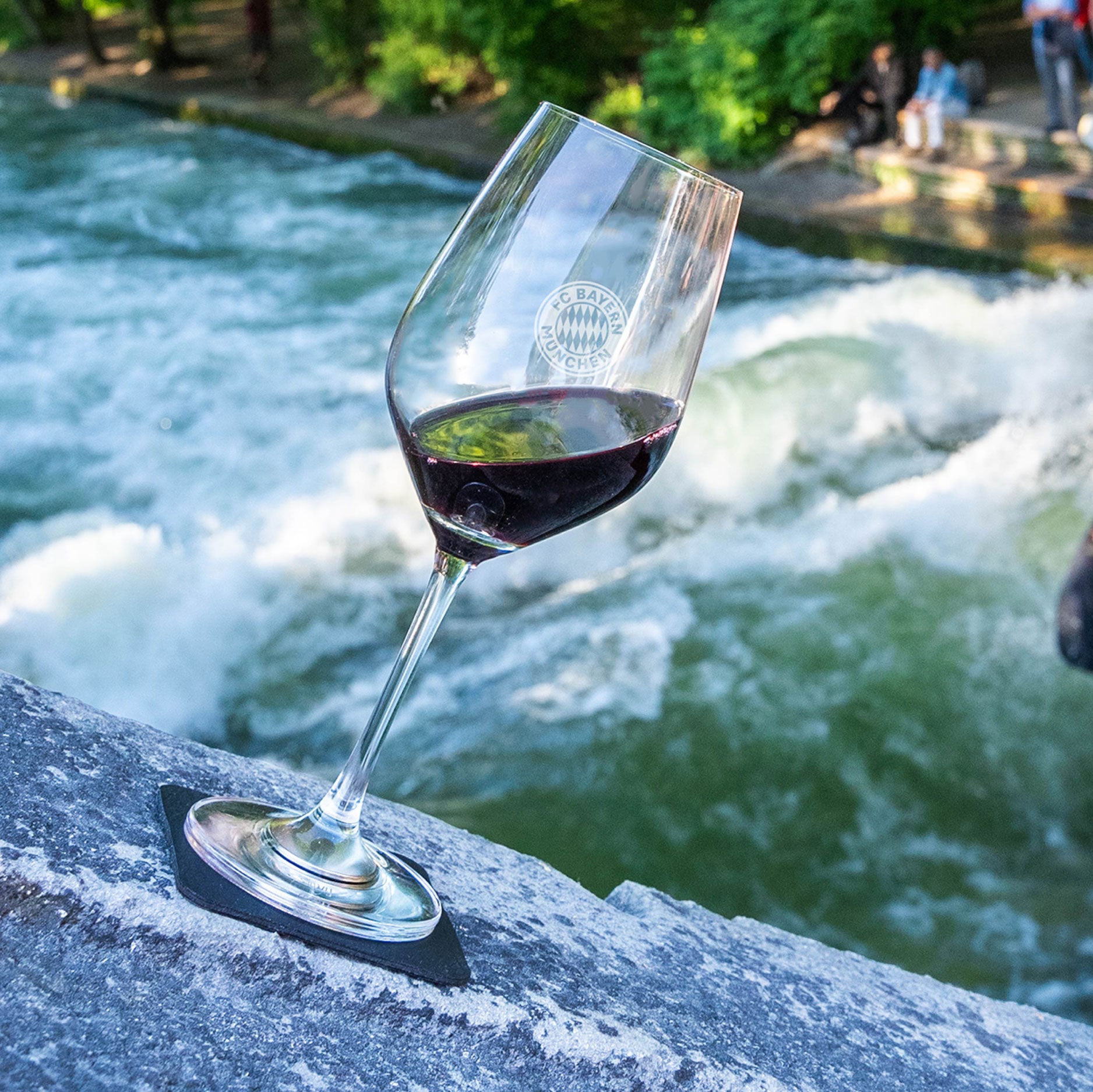 Magnet-Kristallgläser WEIN FC BAYERN