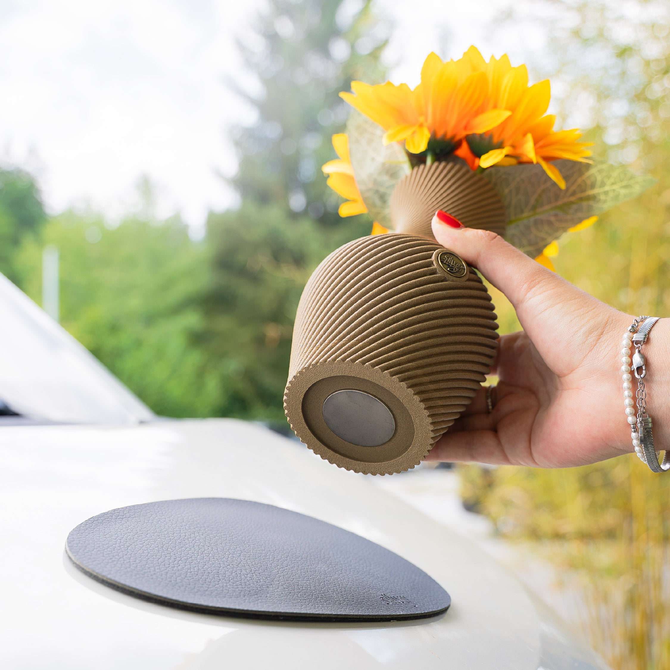 Magnet-Vase FLOW DESERT SAND