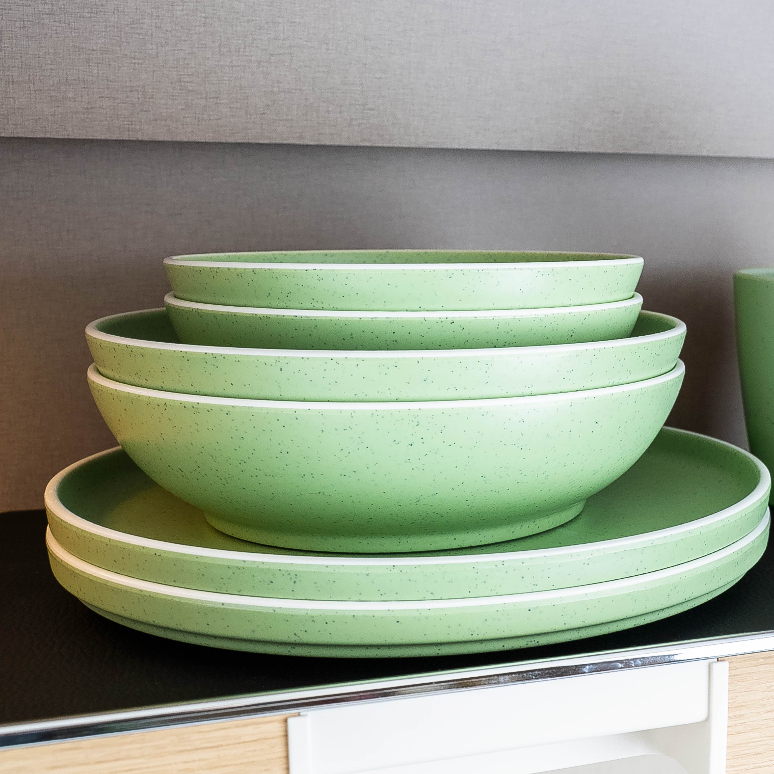 Magnet-Kunststoff-Food-Bowls DOLOMIT GREEN ⌀ 20 cm