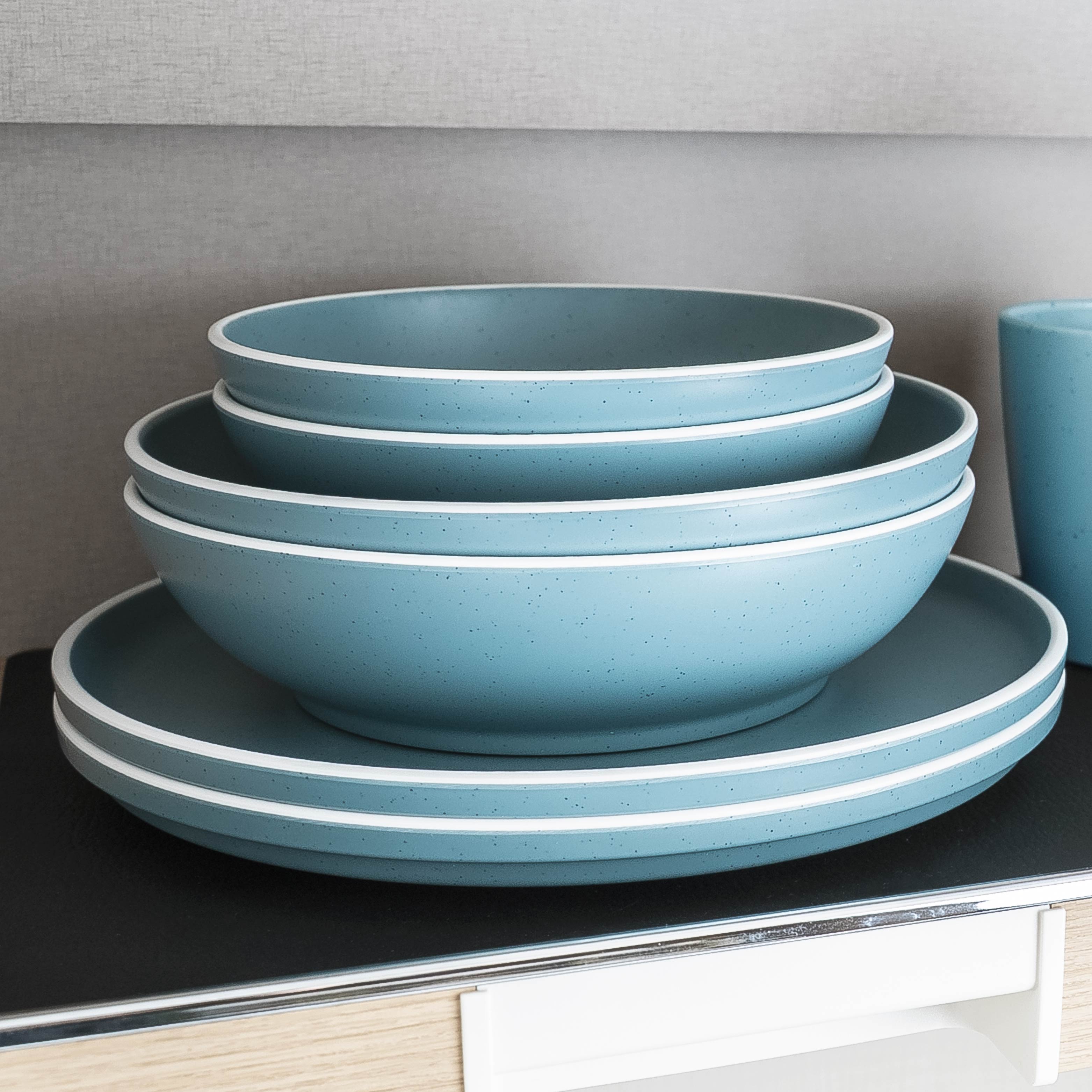 Magnet-Kunststoff-Food-Bowls DOLOMIT BLUE ⌀ 20 cm