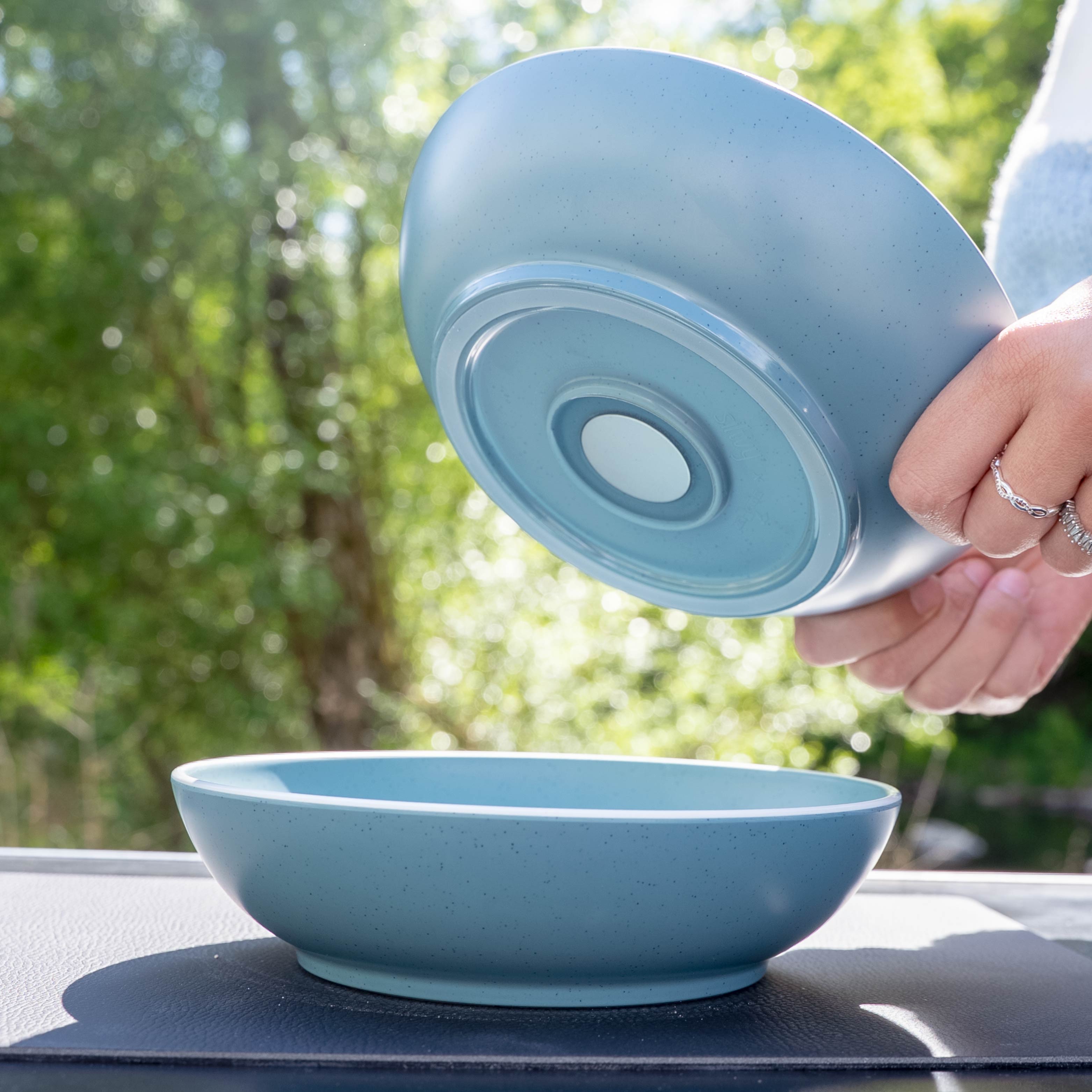 Magnet-Kunststoff-Food-Bowls DOLOMIT BLUE ⌀ 20 cm