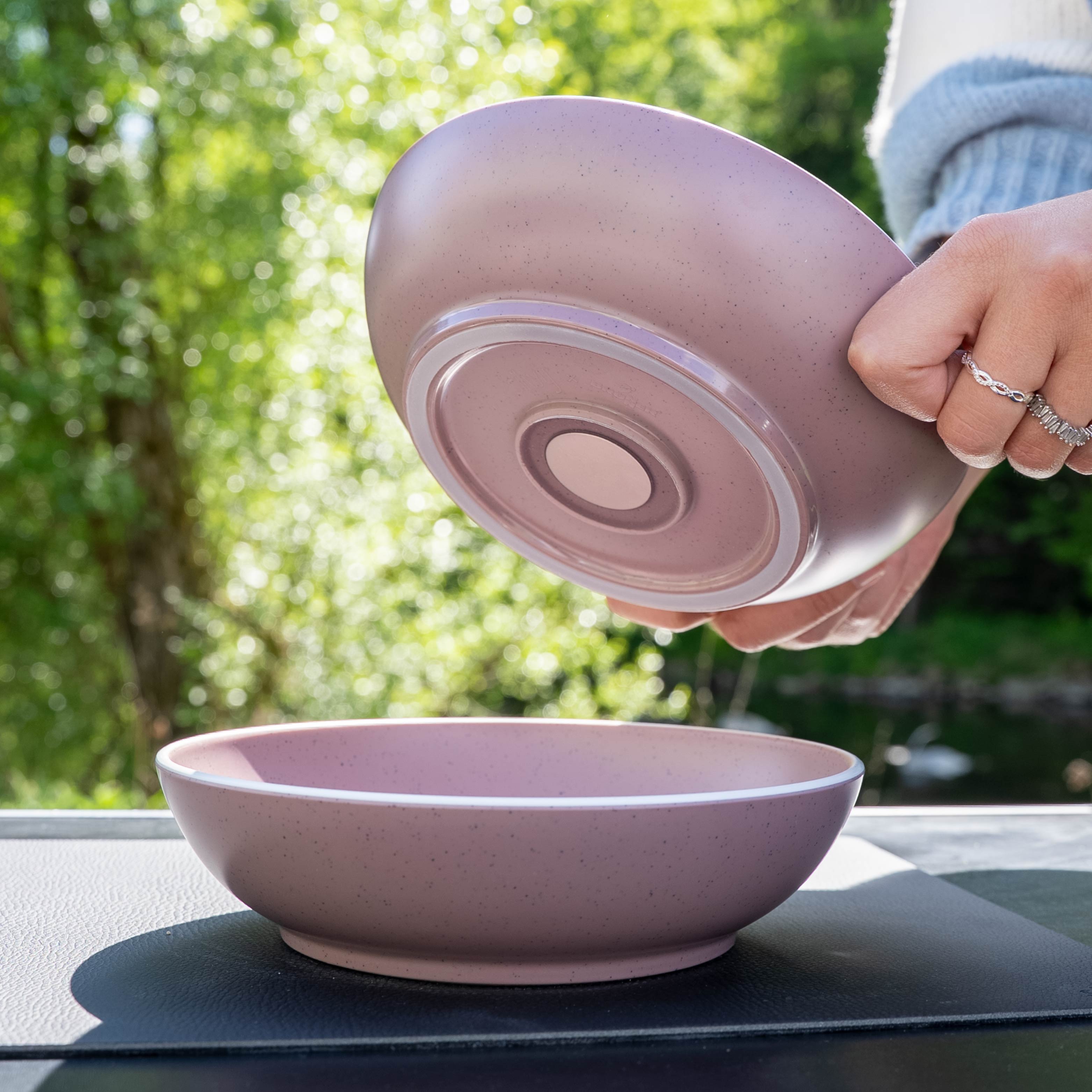 Magnet-Kunststoff-Food-Bowls DOLOMIT ROSE ⌀ 20 cm
