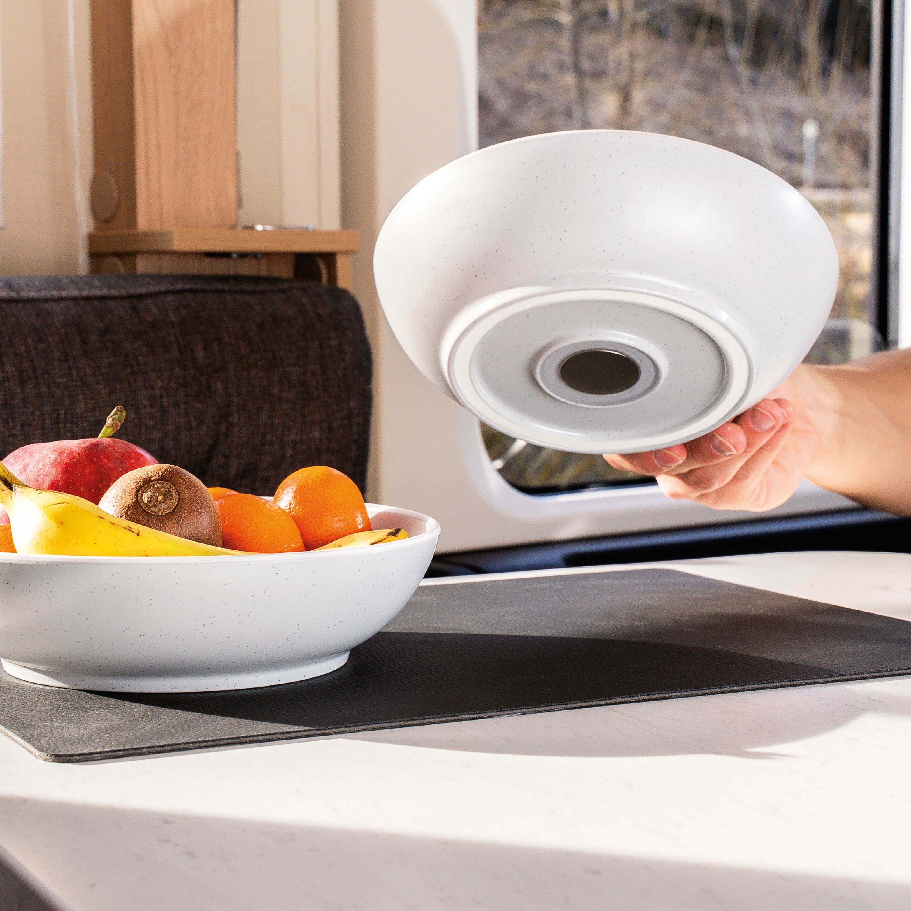 Magnet-Kunststoff-Food-Bowls DOLOMIT WHITE ⌀ 20 cm