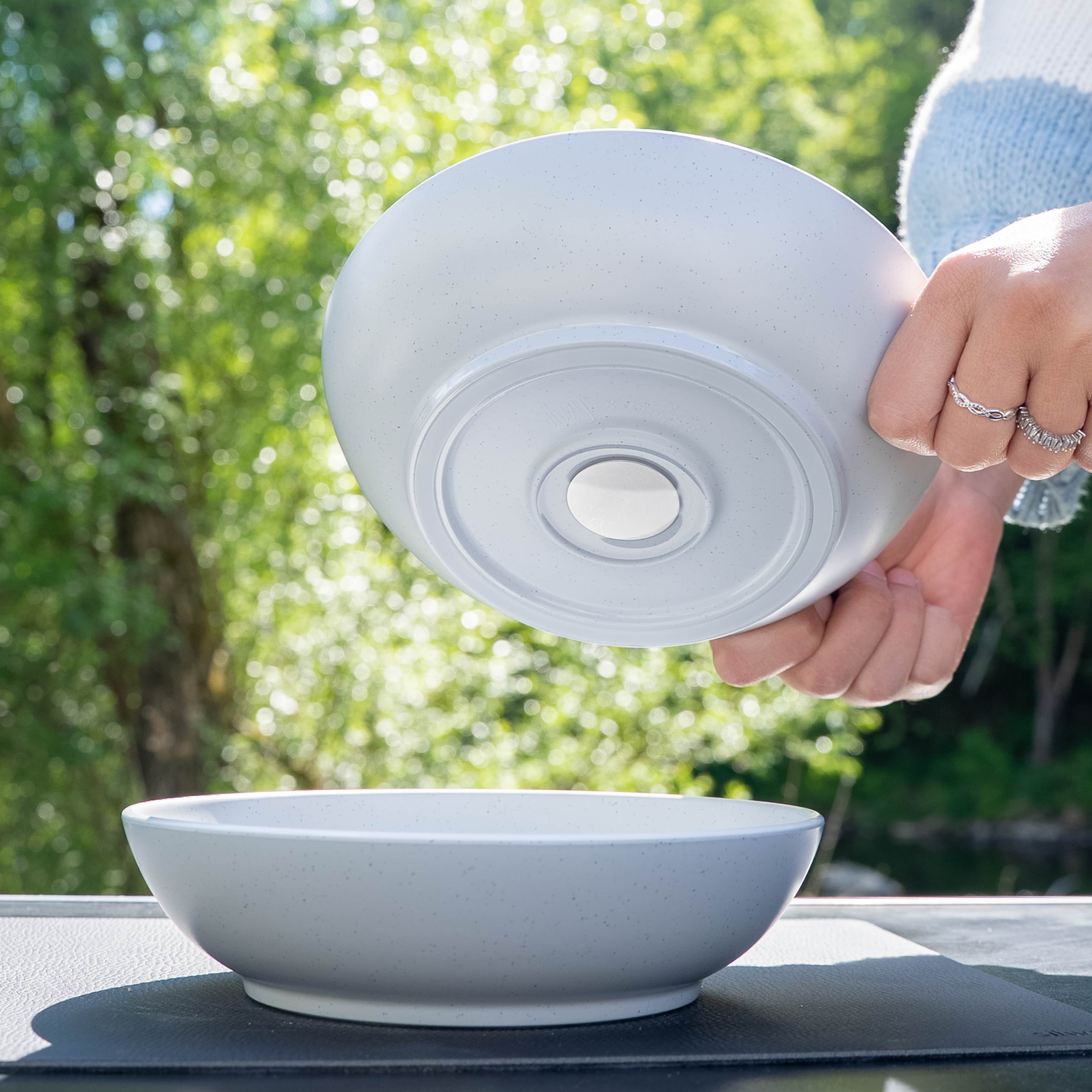 Magnet-Kunststoff-Food-Bowls DOLOMIT WHITE ⌀ 20 cm