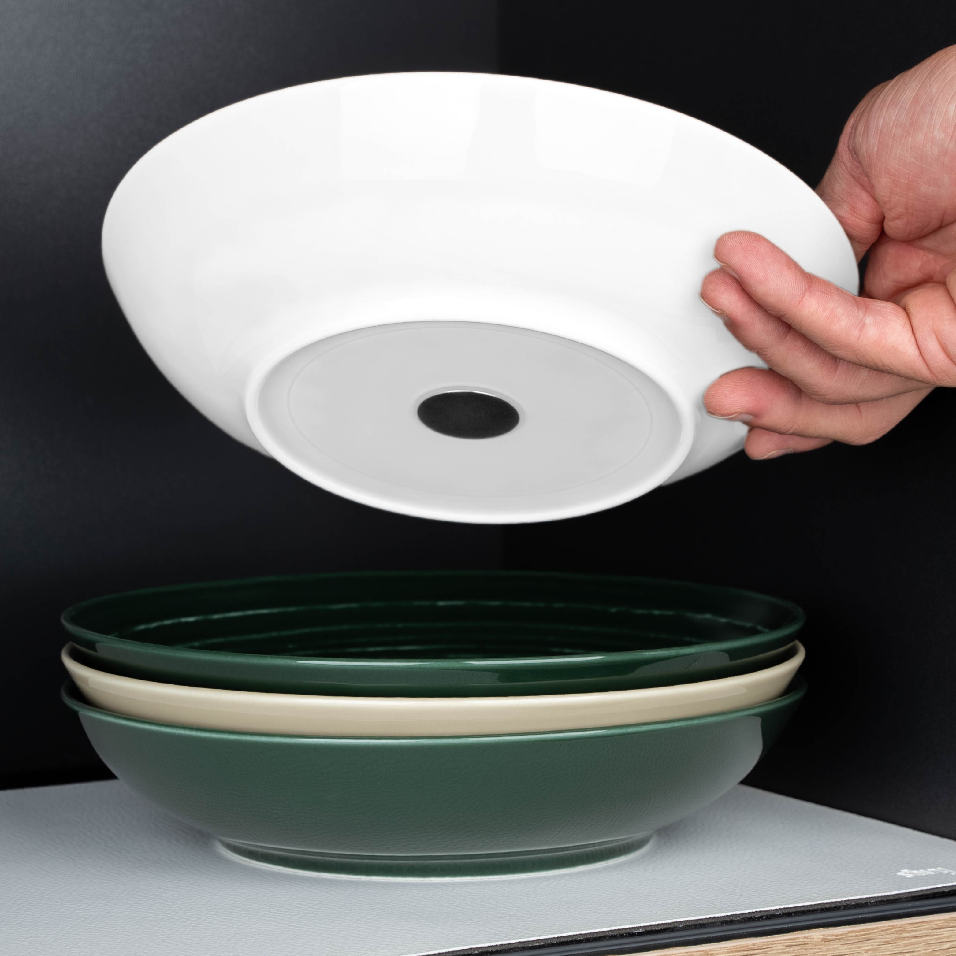 Magnetic porcelain food bowls CLASSIC