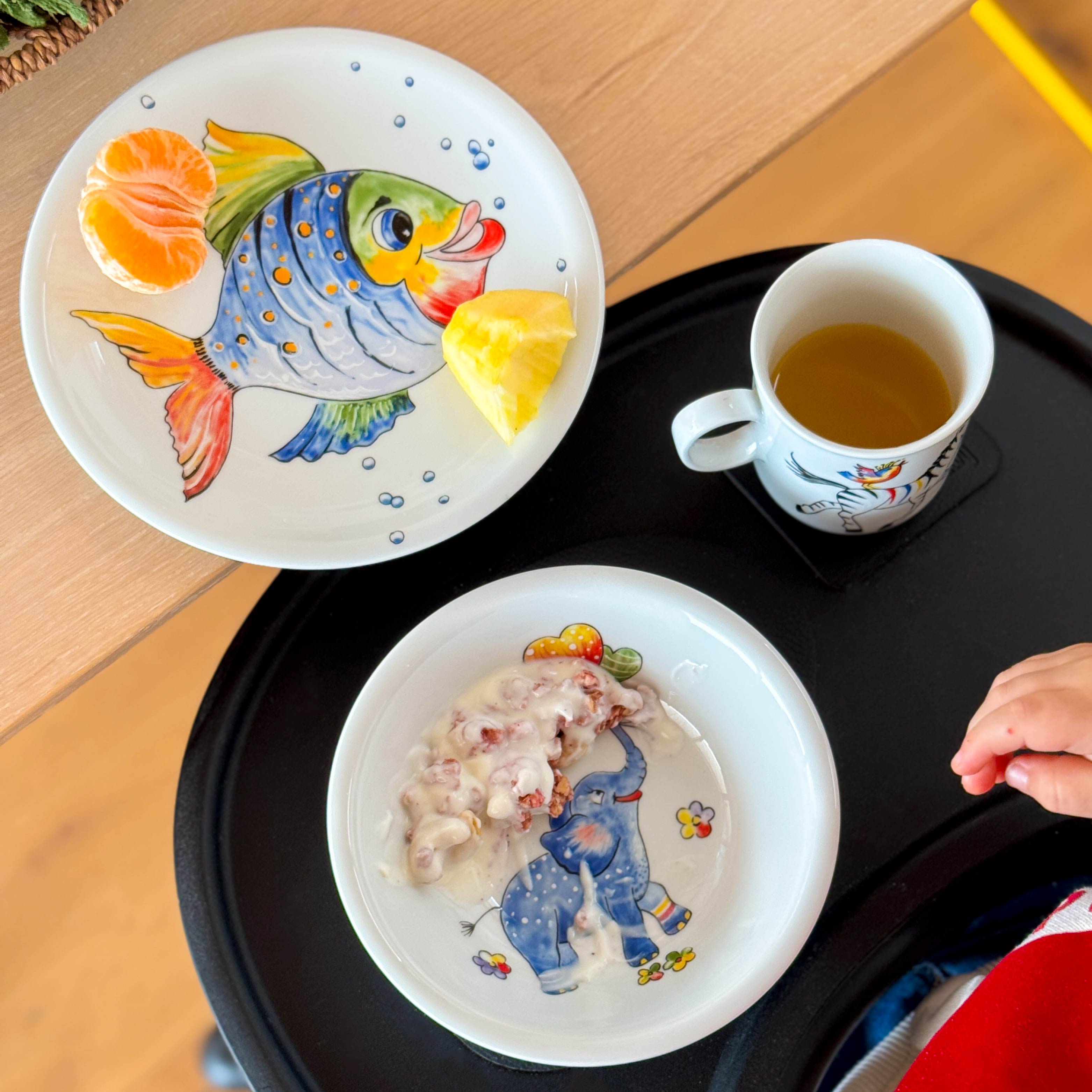 magnetic porcelain tableware set KIDS WILDLIFE