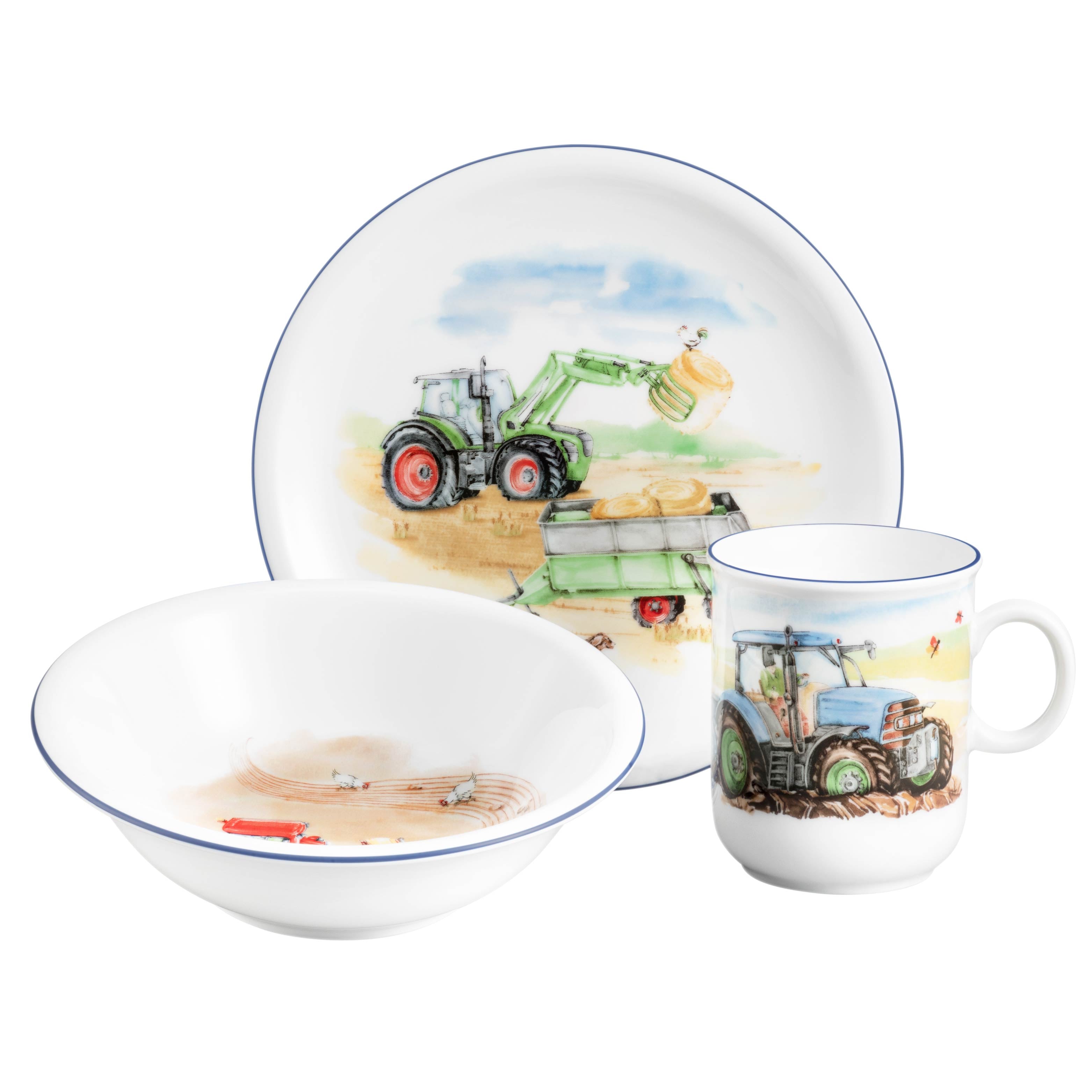 Magnetic Porcelain Tableware Set KIDS FARMER