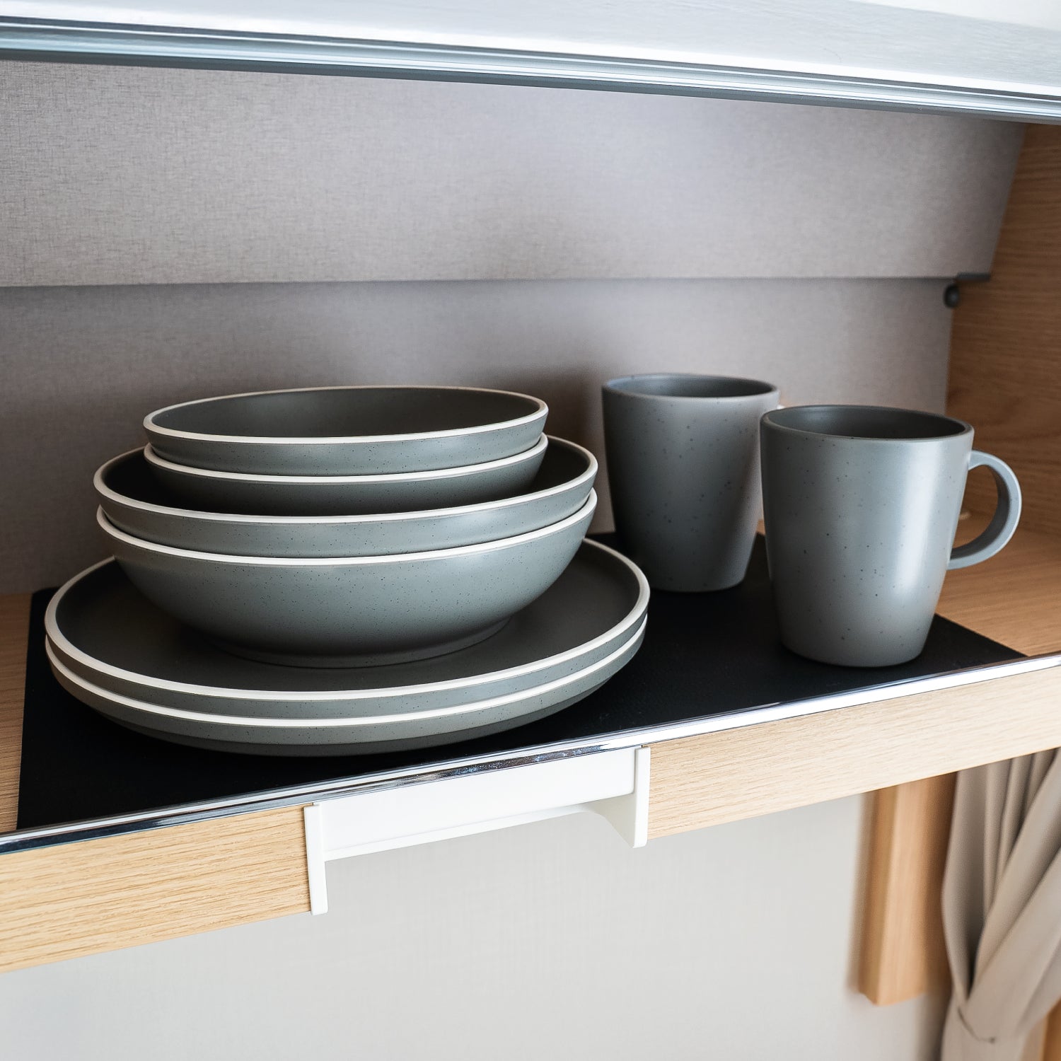 Magnet-Kunststoff-Geschirrset DOLOMIT GREY