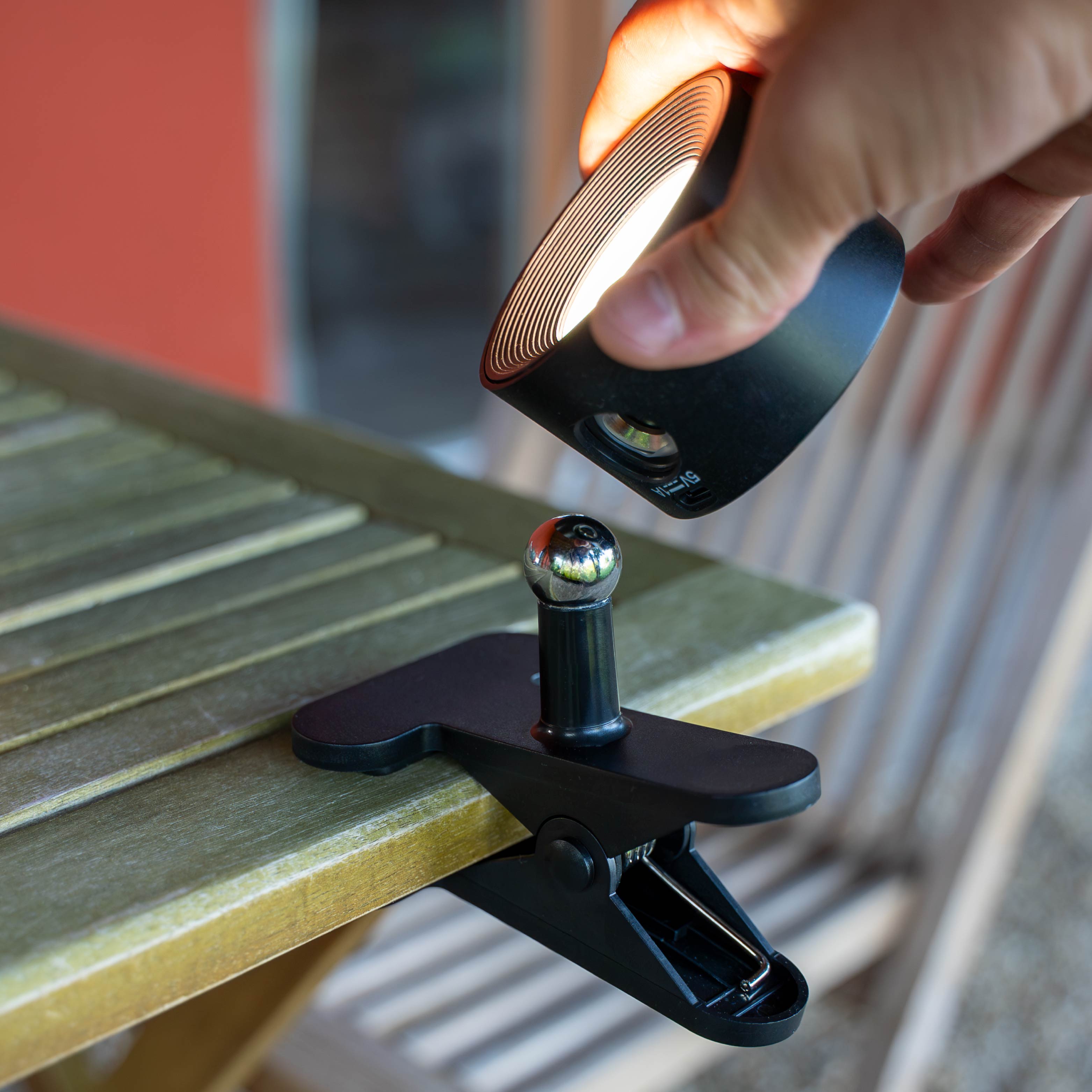 Pince à rotule pour lampe magnétique SPOTY