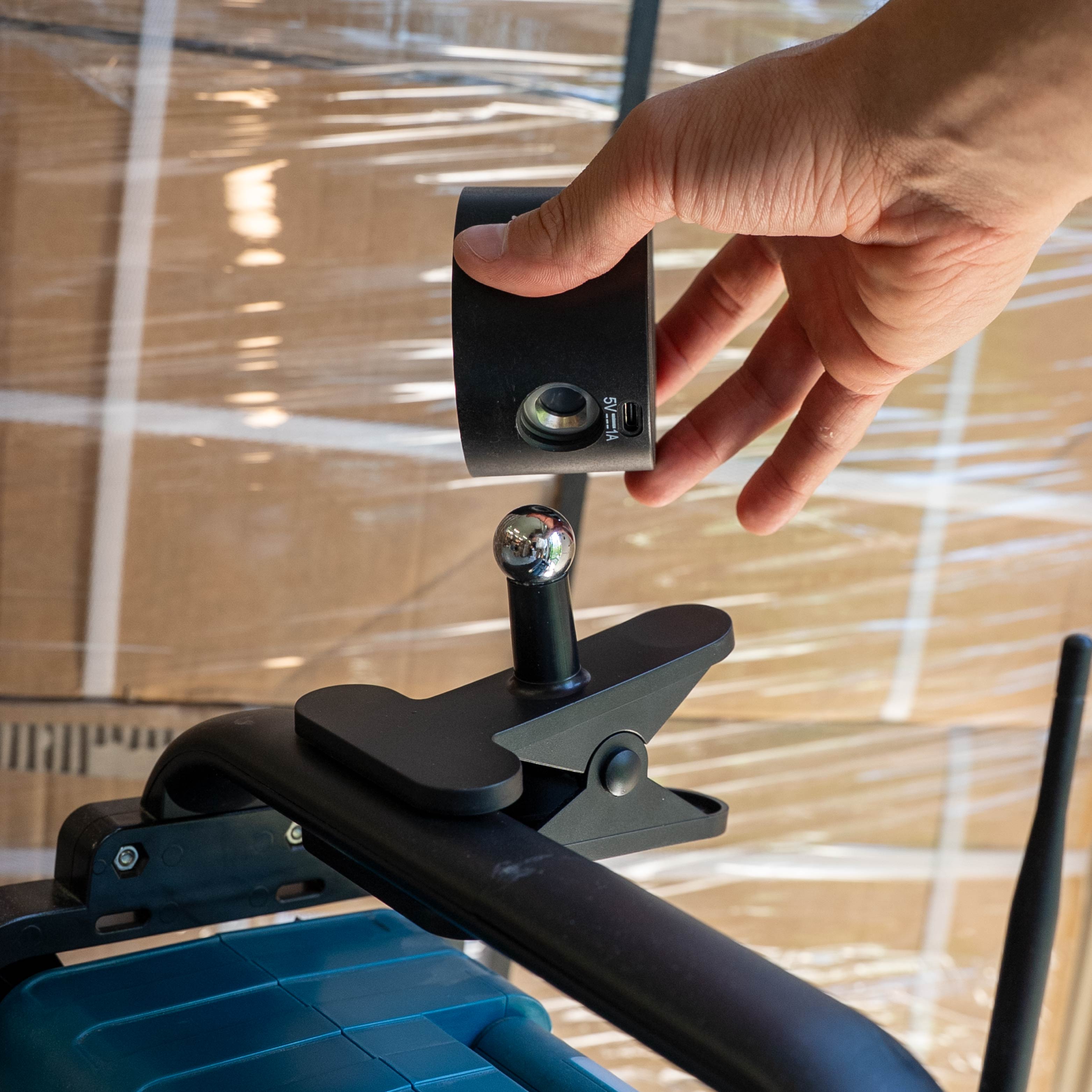 Kugelkopf-Klemme für Magnet-Leuchten SPOTY