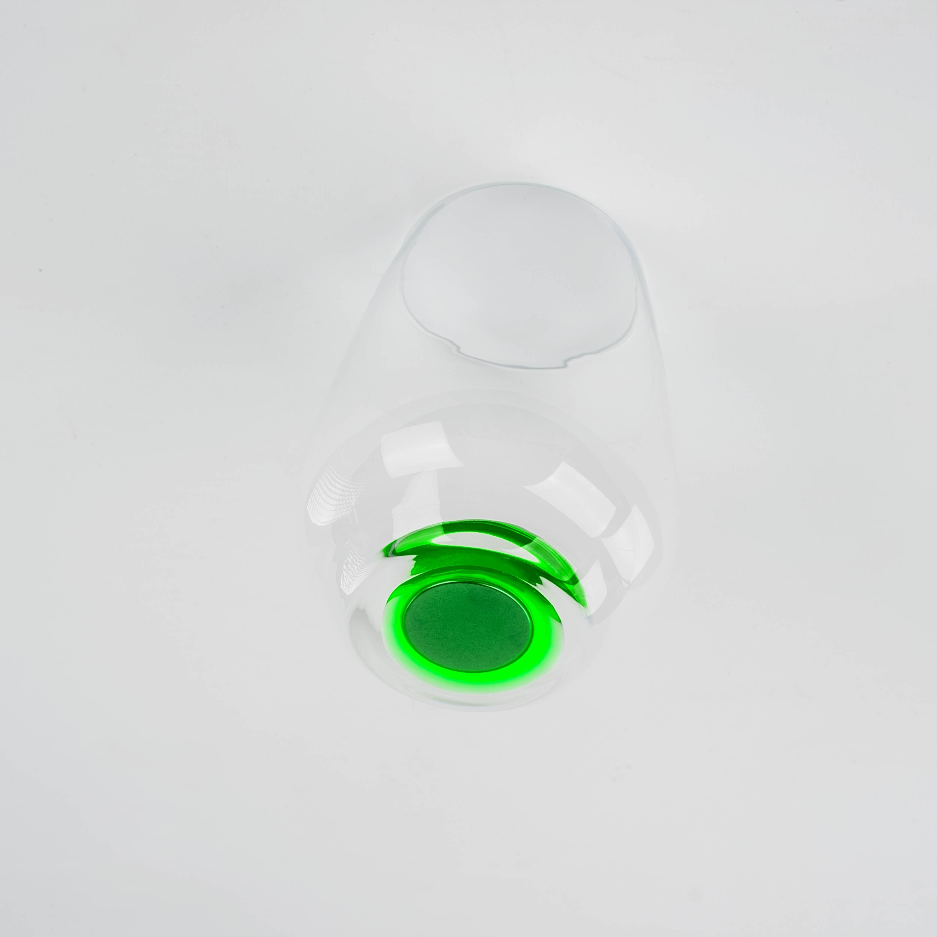 Verres en cristal magnétique LONGDRINK NIGHTGLOW GREEN