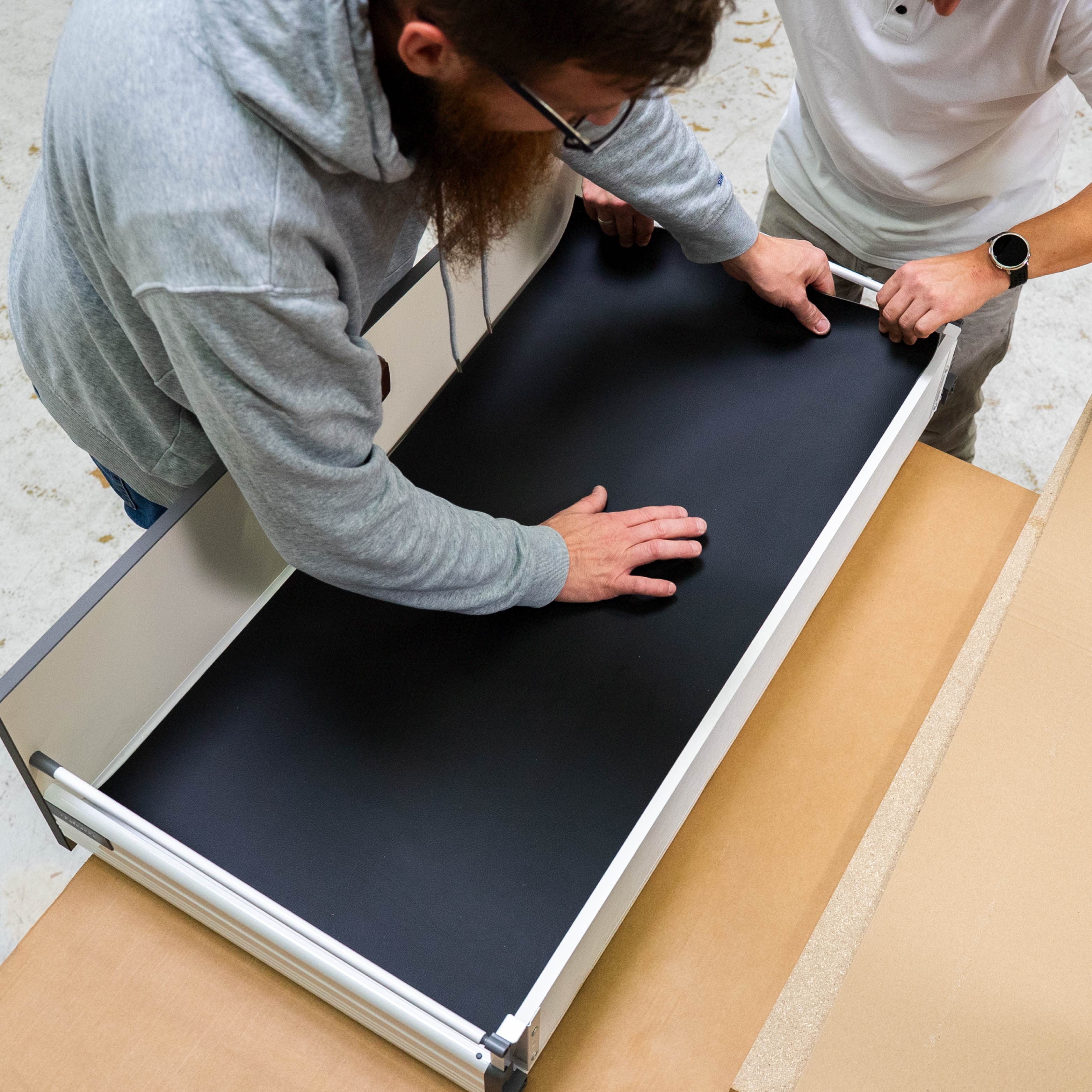 Tapis métallique DO IT YOURSELF NOIR