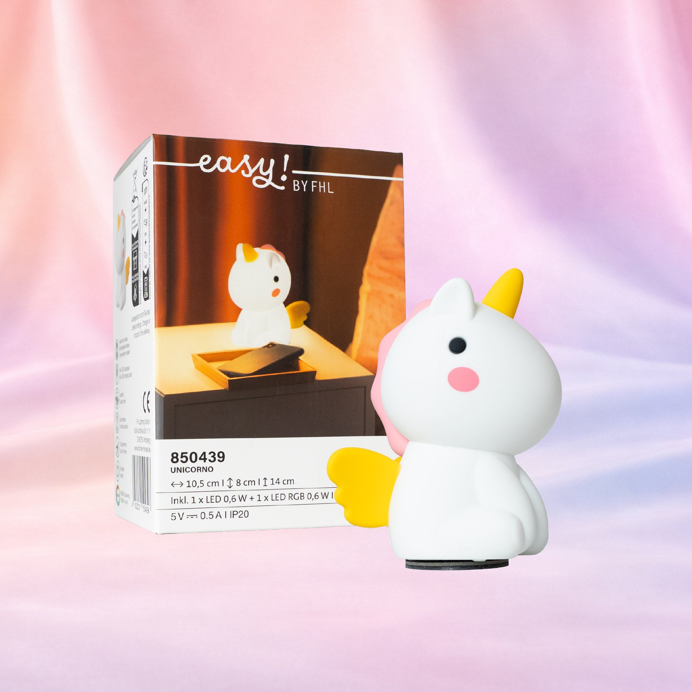 Lampe DIY magnétique LICORNE avec socle