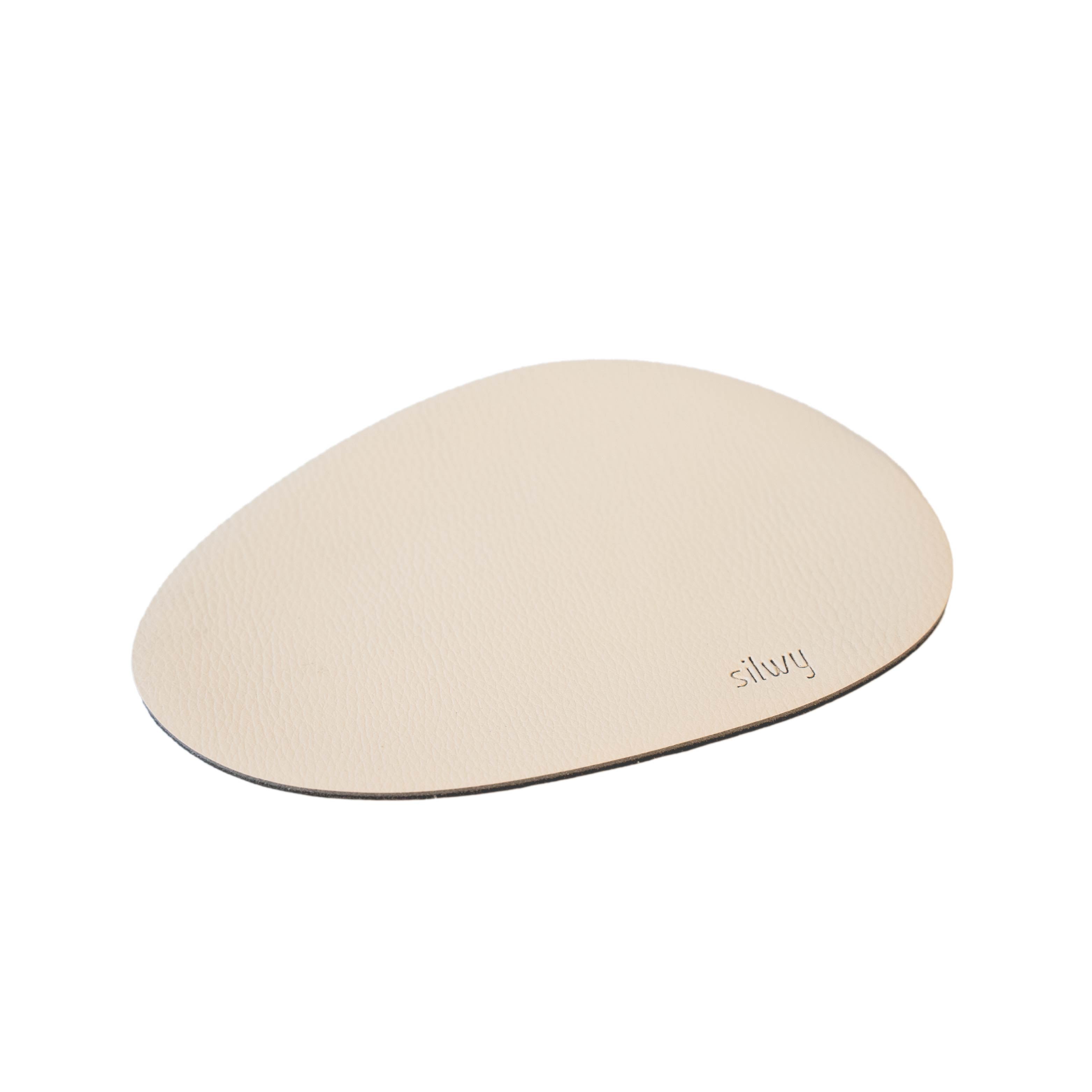 Set de table en gel nano-métallique PETIT BLANC CASSE