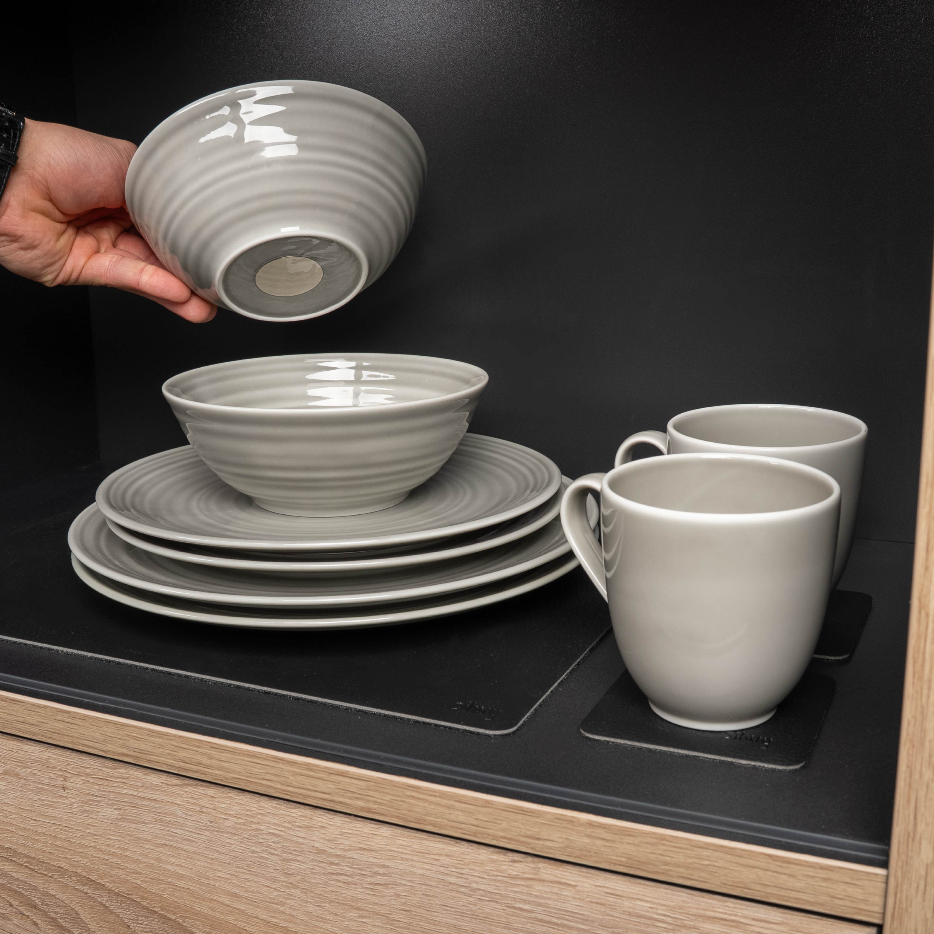 Magnetic porcelain tableware set ASH