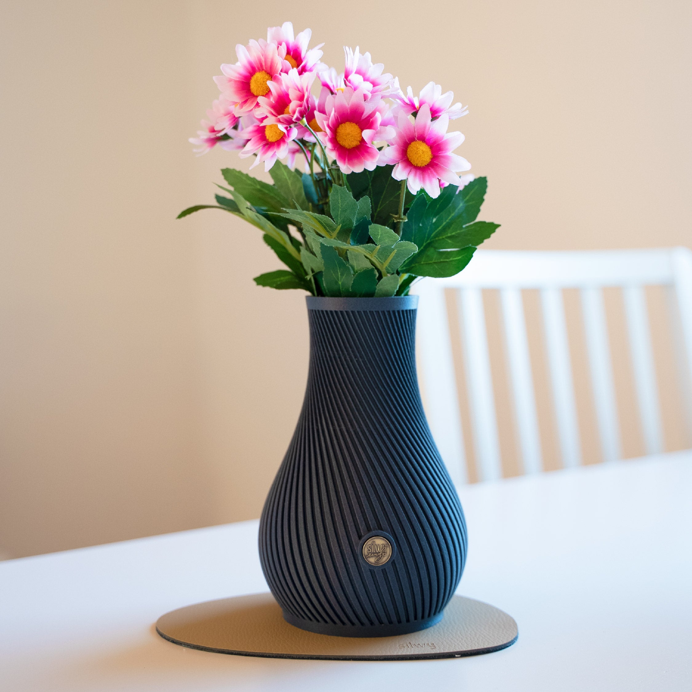 Magnet-Vase PURE DARK GREY