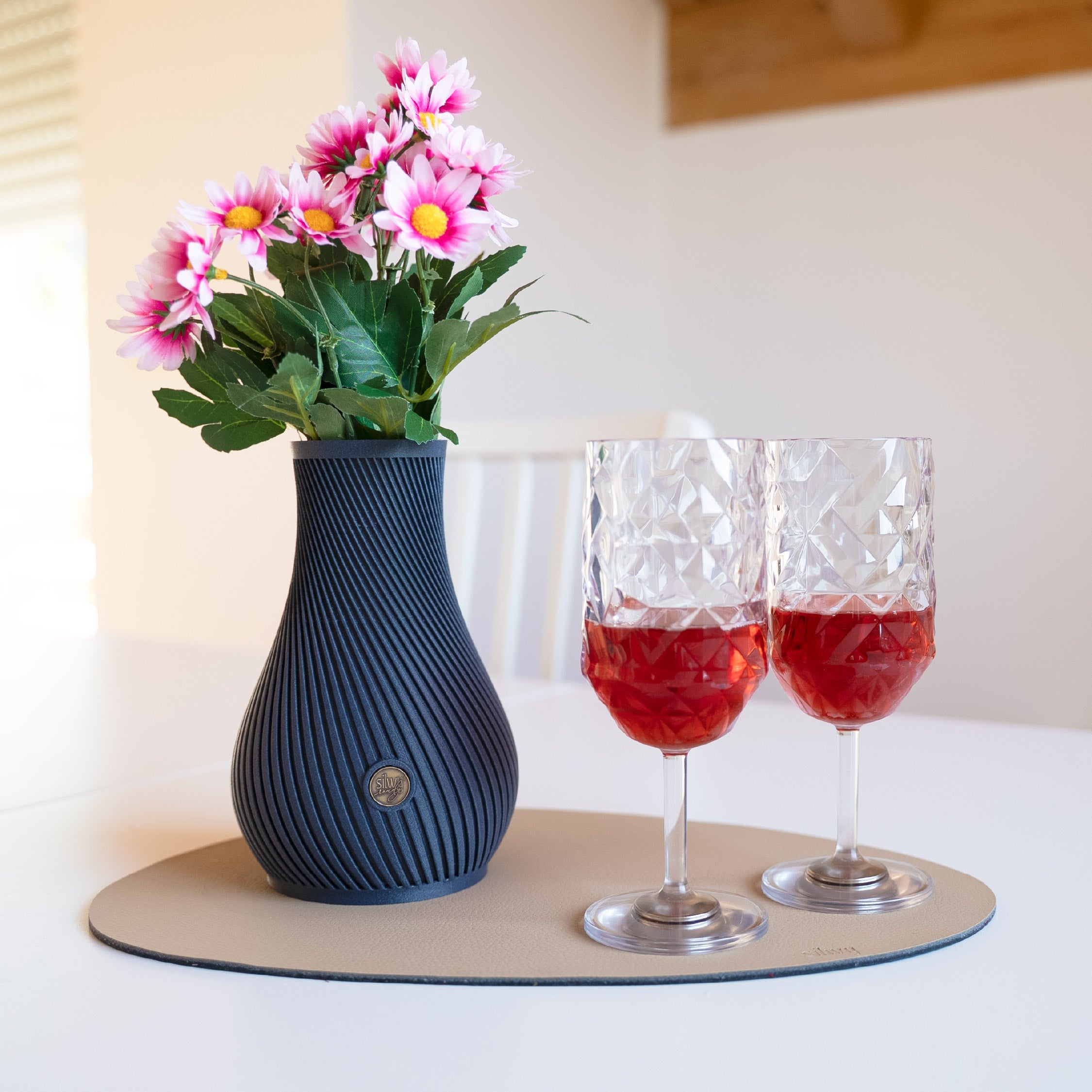Magnet-Vase PURE DARK GREY