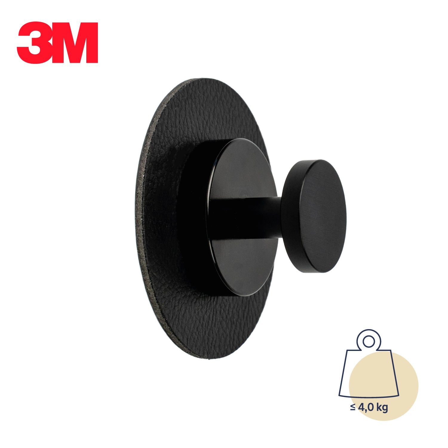 Magnet-Haken SPOT inkl. 3M-Pad BLACK