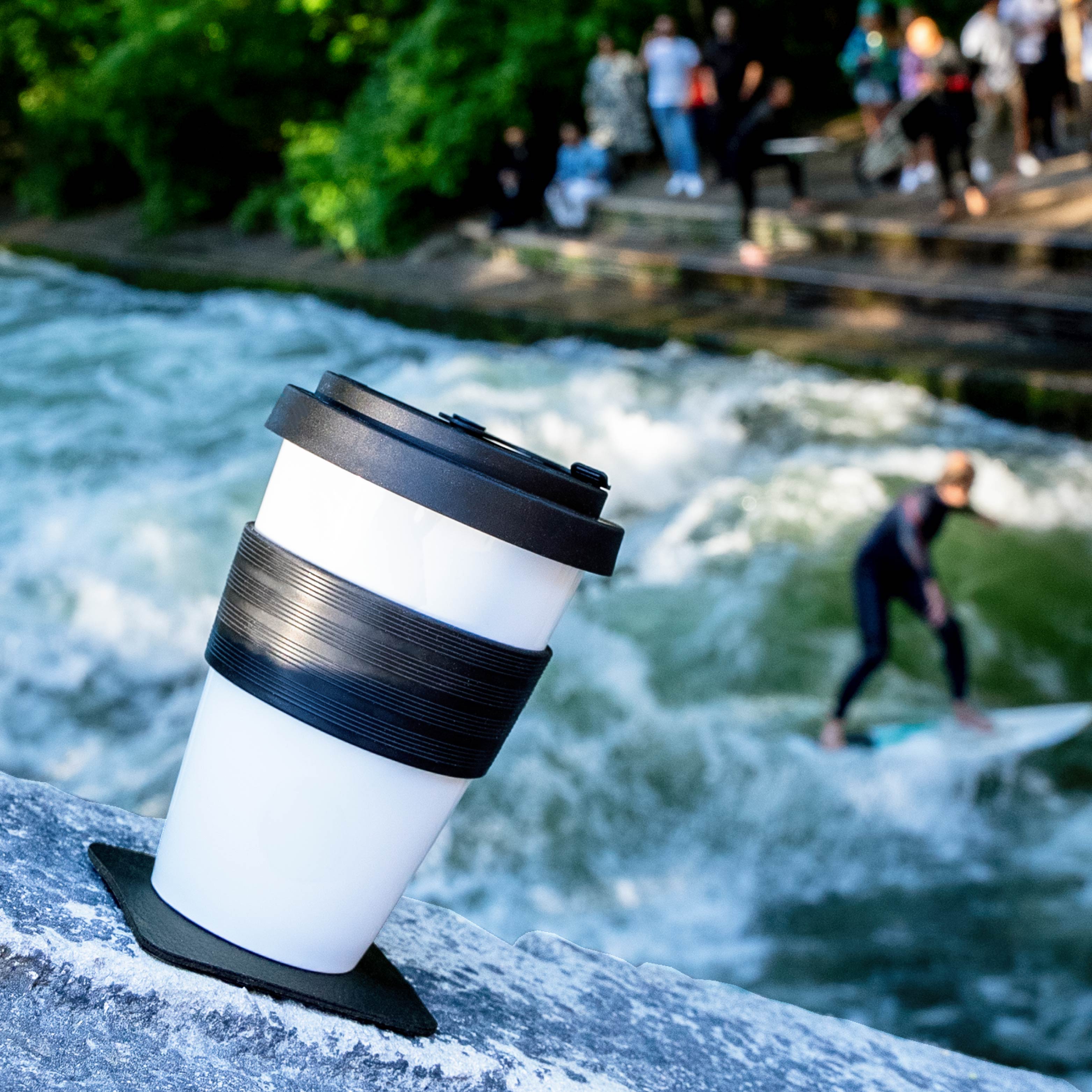 Zweite Wahl: Magnet-Porzellan TO-GO-CUP