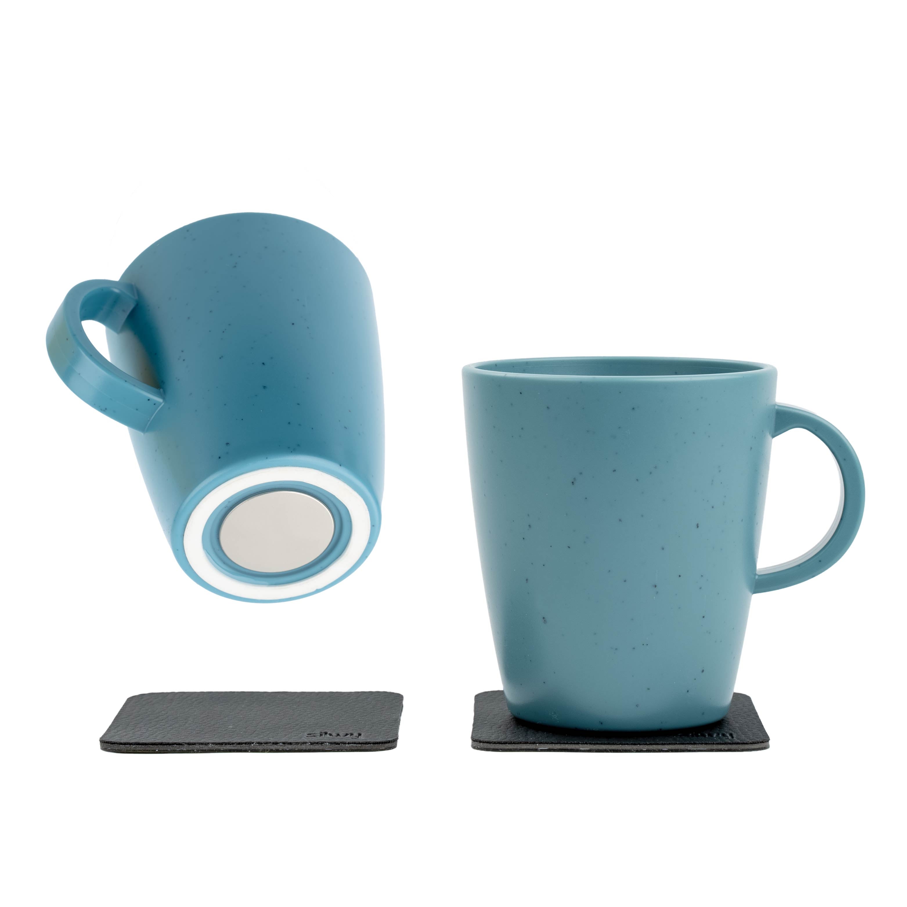Magnet-Kunststofftassen DOLOMIT BLUE