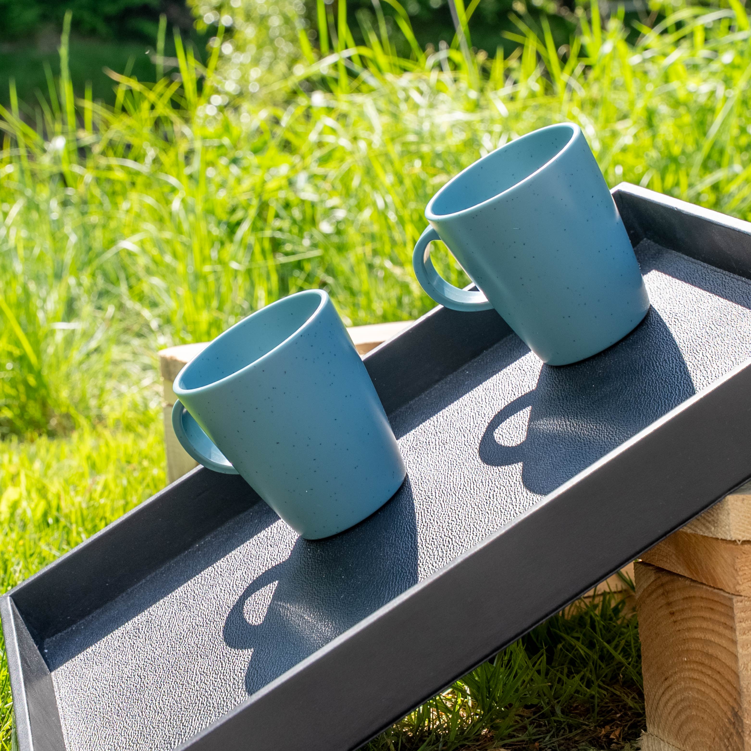 Magnet-Kunststofftassen DOLOMIT BLUE